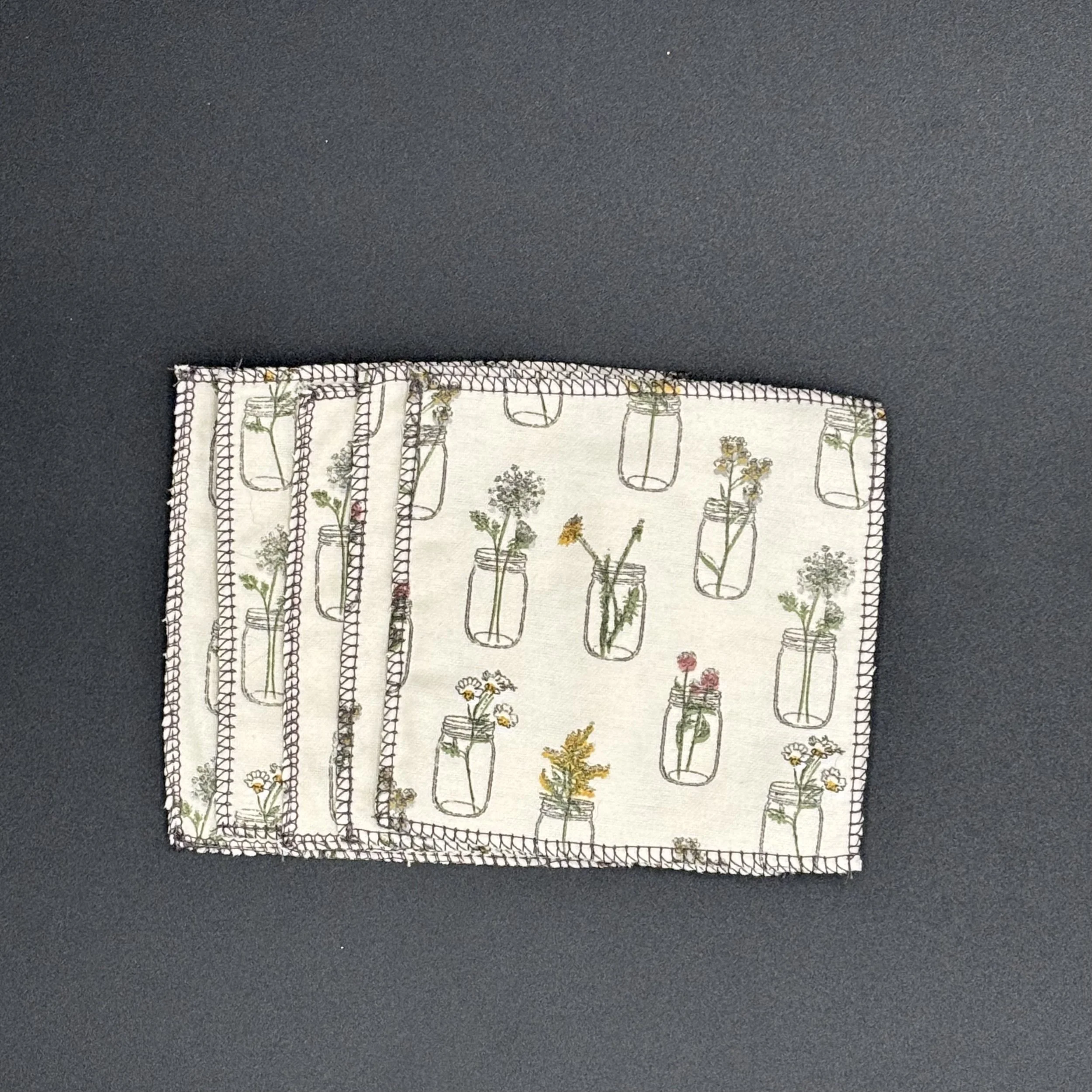 Farmer’s Market Flowers Reusable Facial Pads