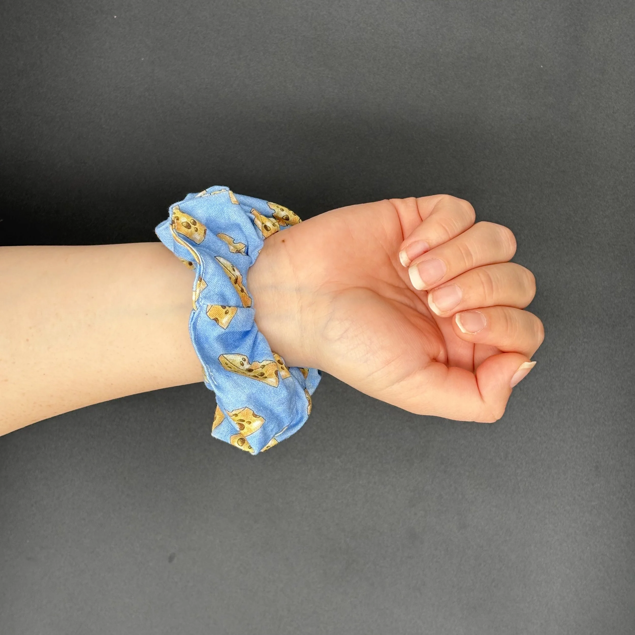 Cheese Wedge Scrunchie