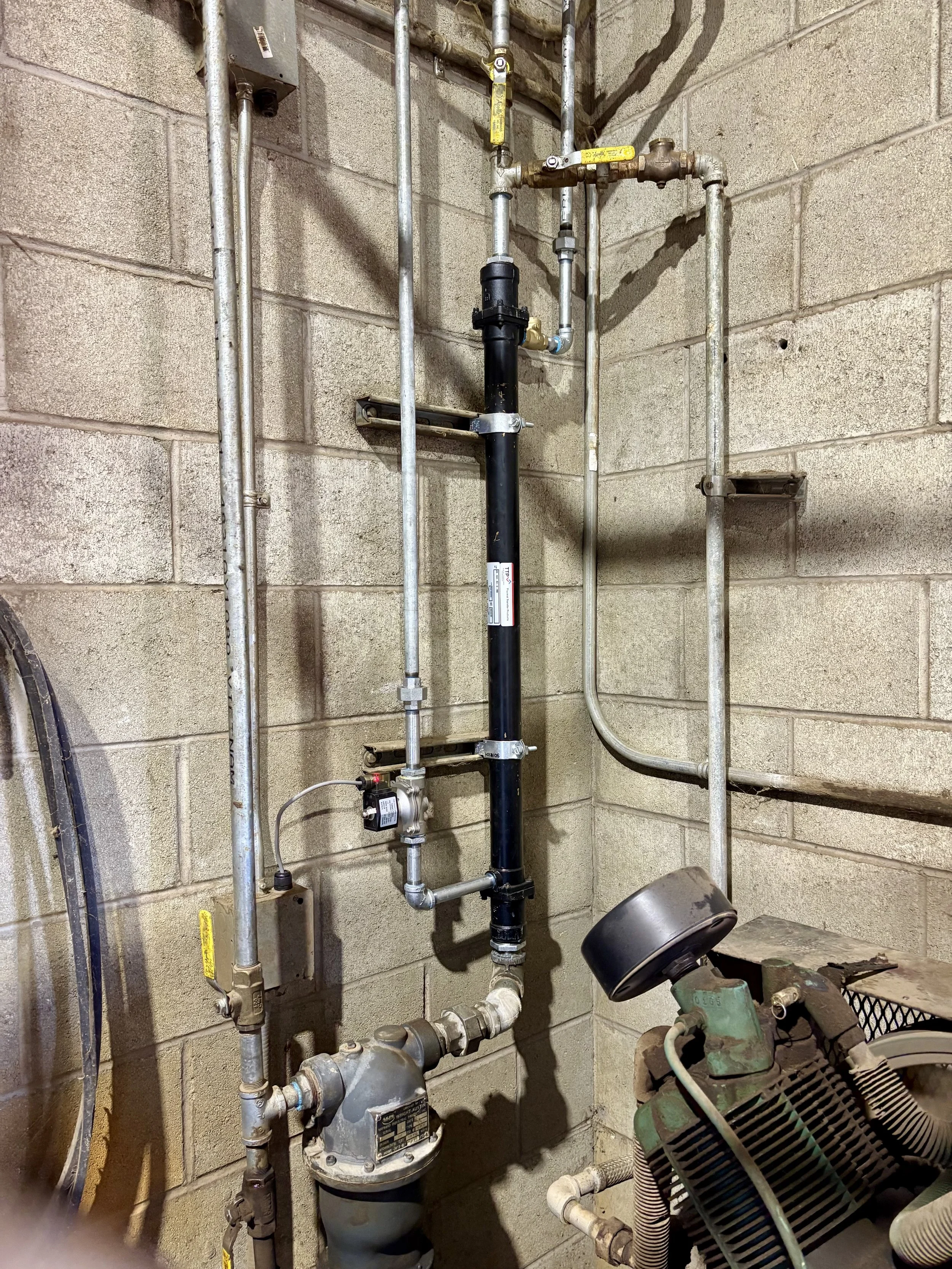 When this air system couldn't stay dry, we custom-sourced and engineered this aftercooler system to outperform. Designed to deliver cleaner, drier air and extend the life of critical dairy components, this configuration outperforms standard OEMs by c