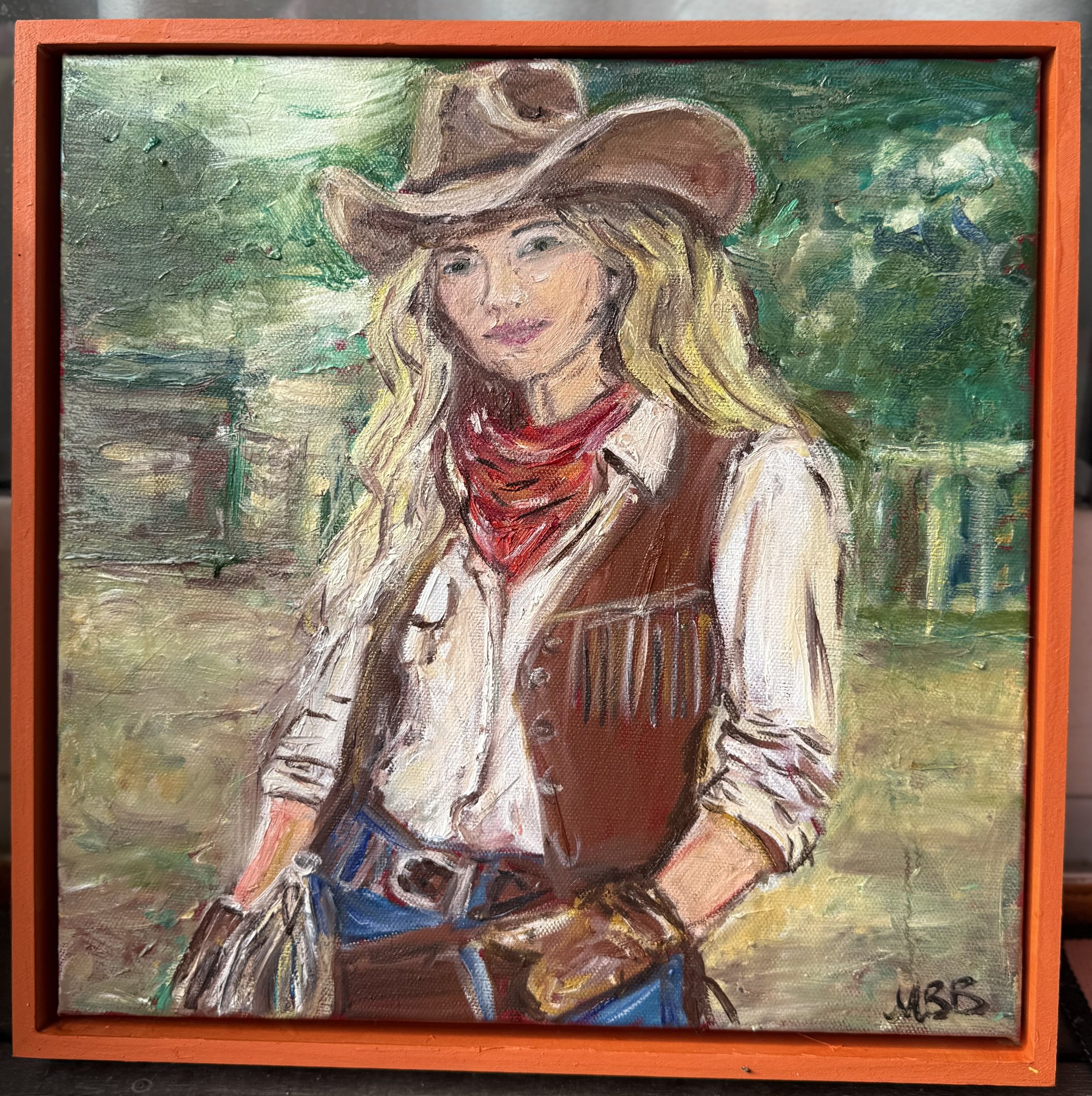 This cowgirl don't get the blues