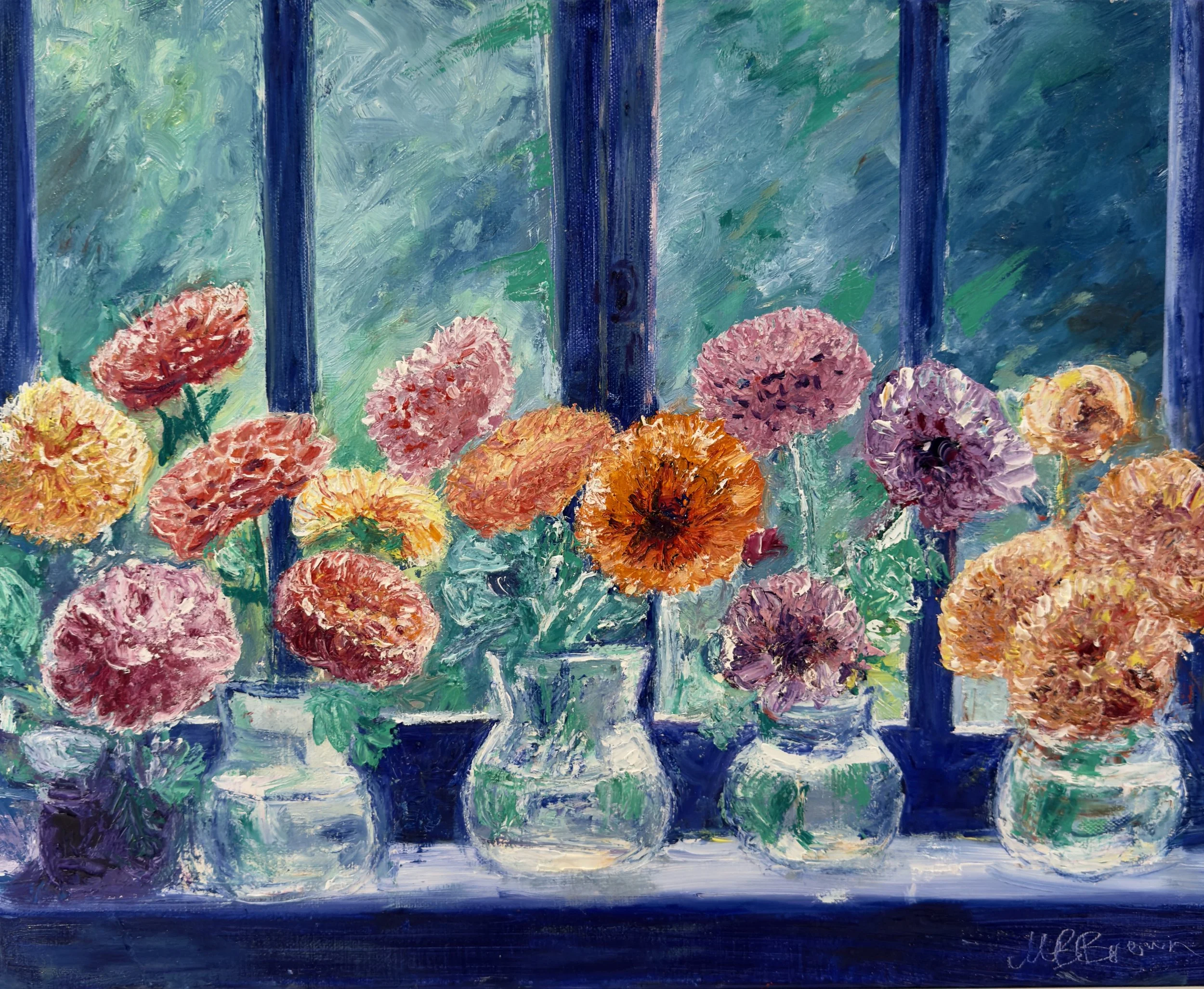 Window Sill - Original Oil Painting