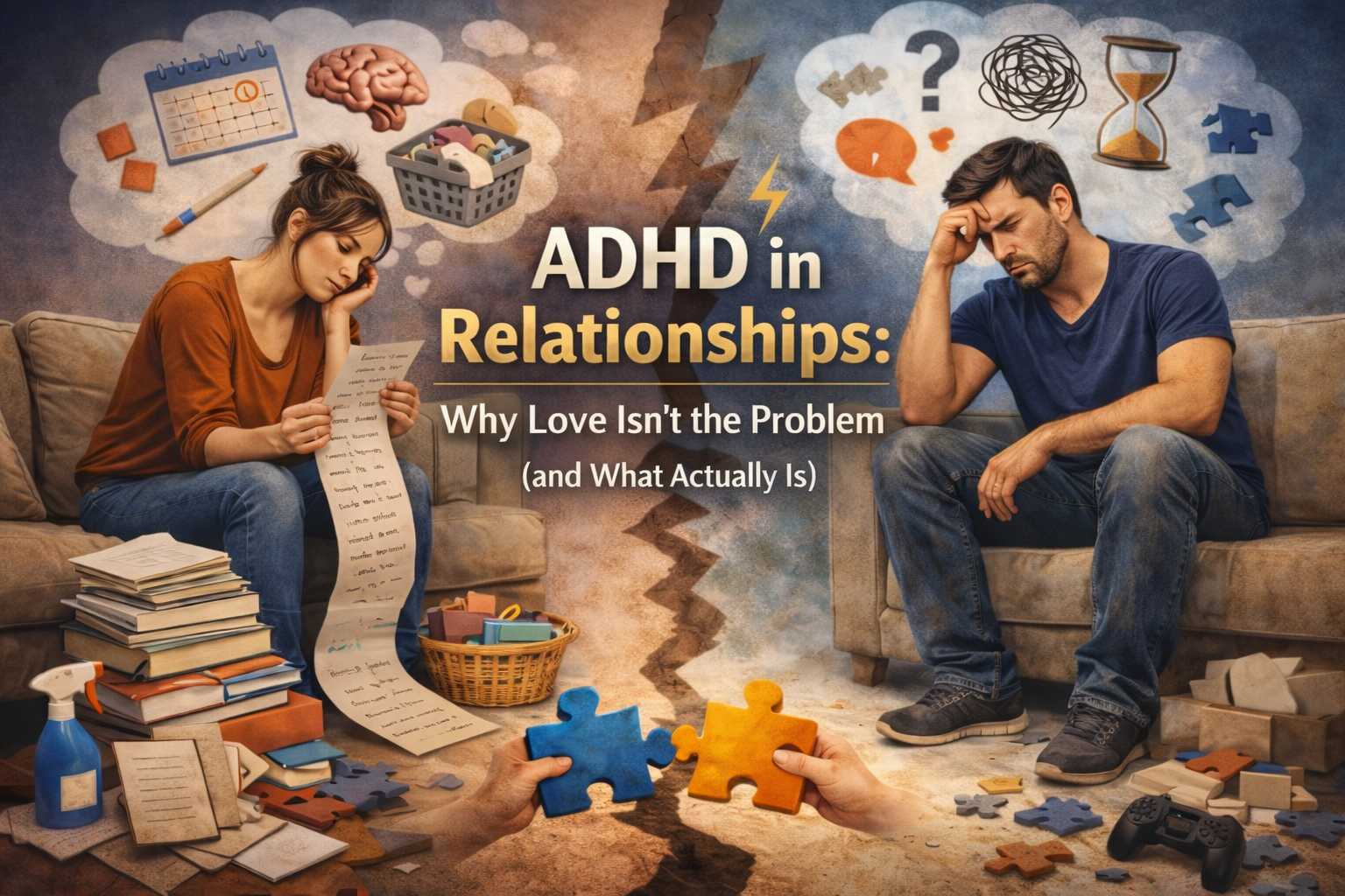 ADHD in Relationships: Why Love Isn’t the Problem (and What Actually Is)