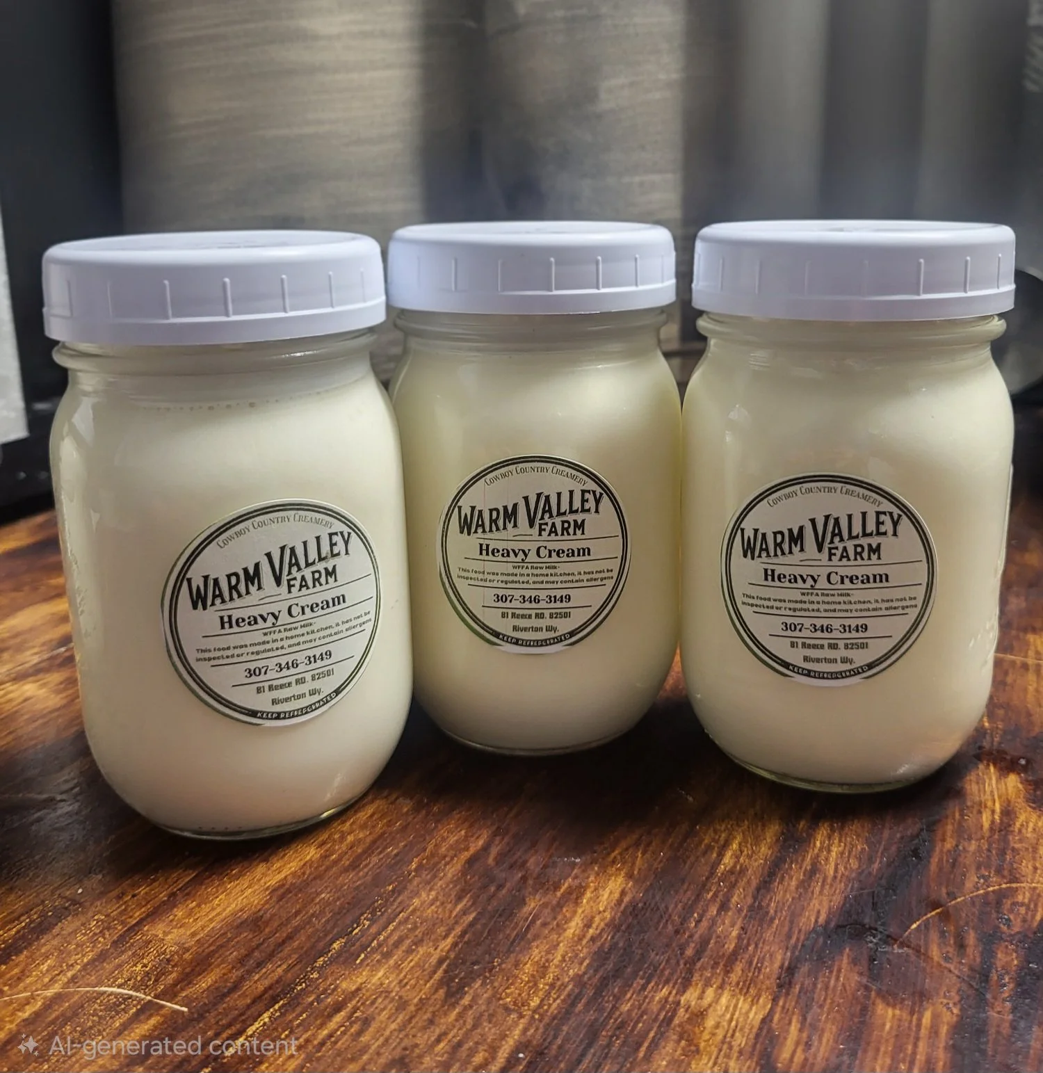 Raw Milk Cream