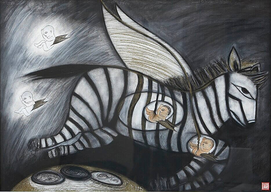 Flying Zebra