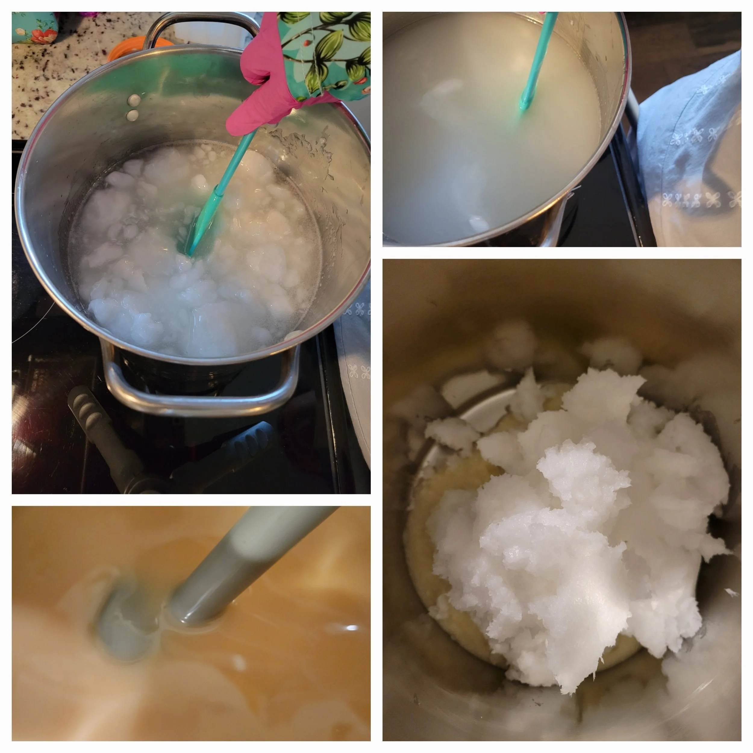 My soap making process