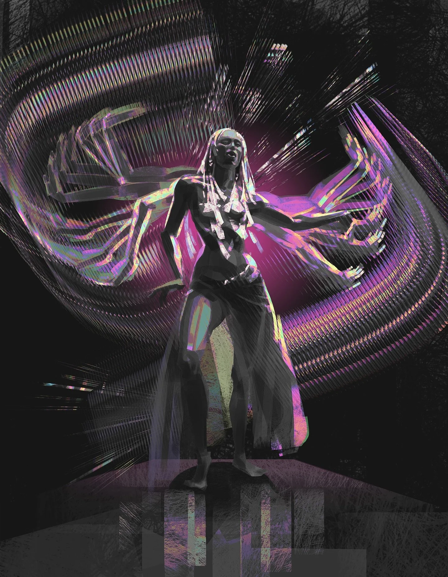 Aura -
Part of a larger thesis project in senior year OCAD, see you at gradex 2026

 #digitalart #art #painting #digitalpainting #conceptart #illustration