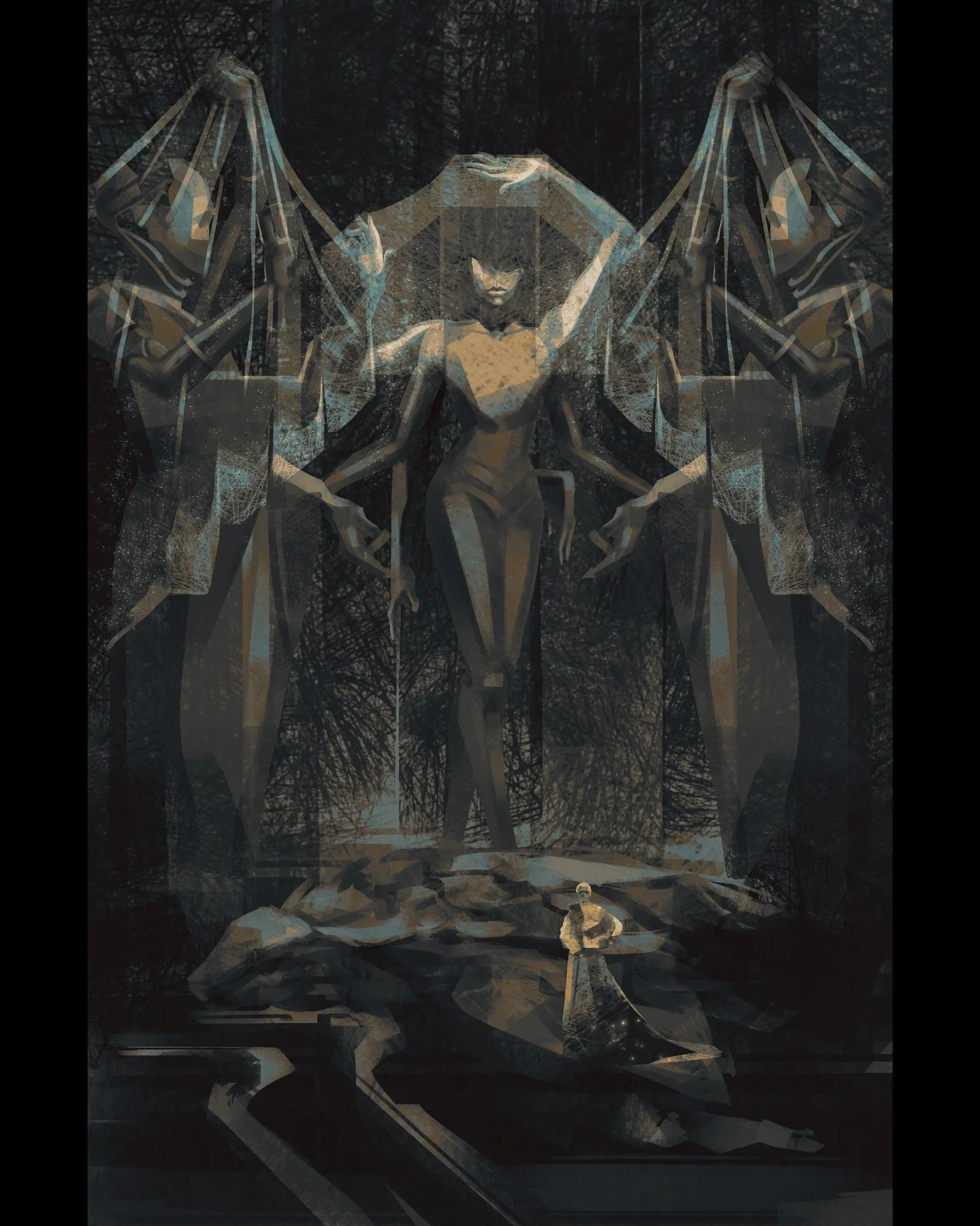 Desolation -
Part of a larger thesis project in senior year OCAD, see you at gradex 2026. &ldquo;Technological advancement promises prosperity, for a few&rdquo;

 #digitalart #art #illustration #digitalpainting #conceptart