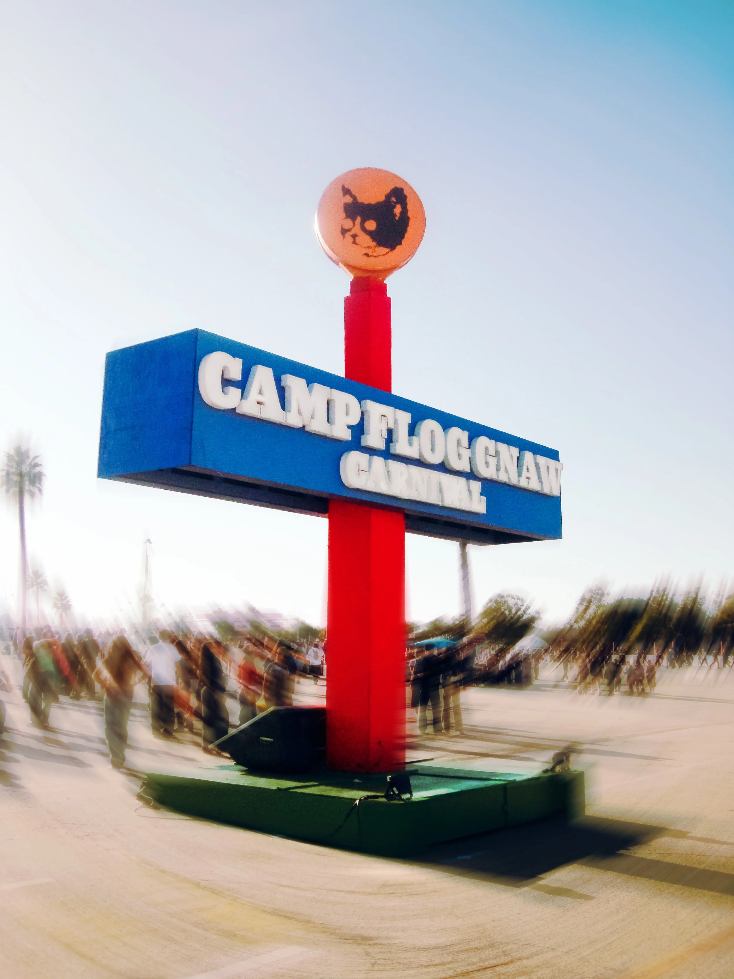 2025 Camp Flog Gnaw Carnival Sign