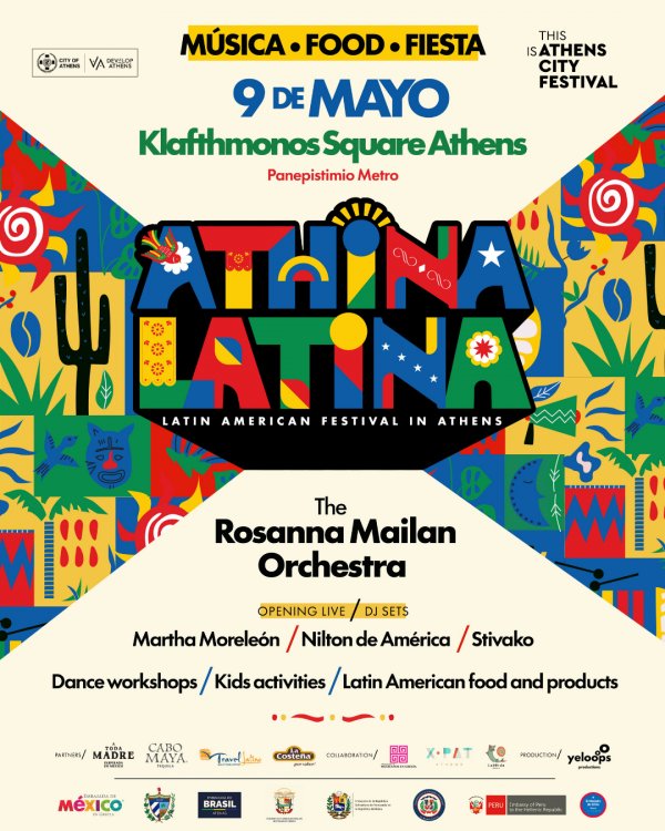 Athina Latina 2026: Latin America Takes Over The Heart Of Athens For One Day
