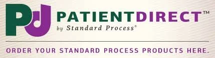 Logo for PatientDirect, a Standard Process brand, with the tagline 'Order your standard process products here'.