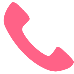 Icon of a pink telephone handset.