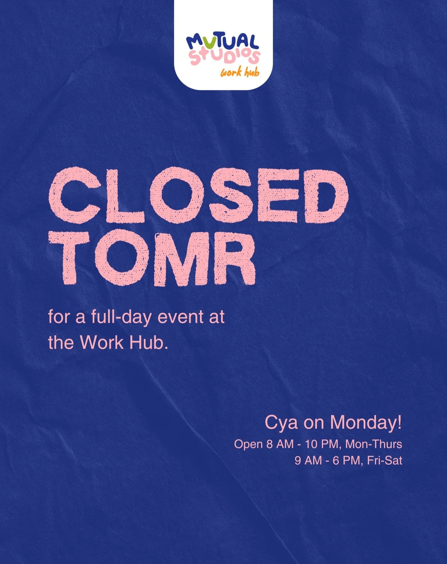 Brb, got a Paint &amp; Sip event to host tomorrow! All seats booked 🩵

Watch out for workshops on weekends 😉

#coworking #studyhub #digitalnomad #eventsph #workshopsph #dateideas #birthdayideas #coworkingspace #angelespampanga #pampangabased #clark