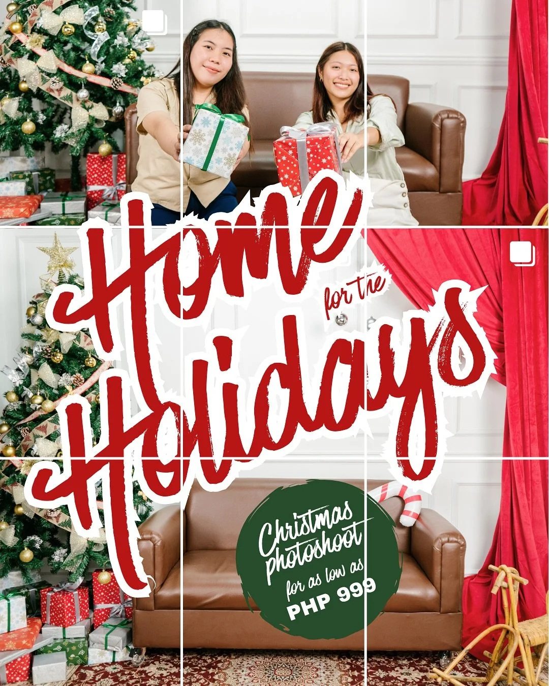 Walk-in alert: We&rsquo;ll be posting walk-in slots for this set starting November 15 on our socials and website. Follow us and stay tuned!

Home for the Holidays is here!
Need a picture-perfect holiday greeting card or a heartwarming memento to fram
