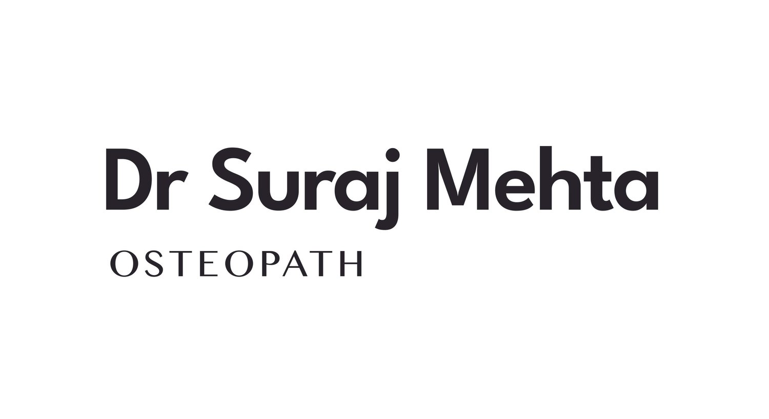 Dr Suraj Mehta - Osteopath