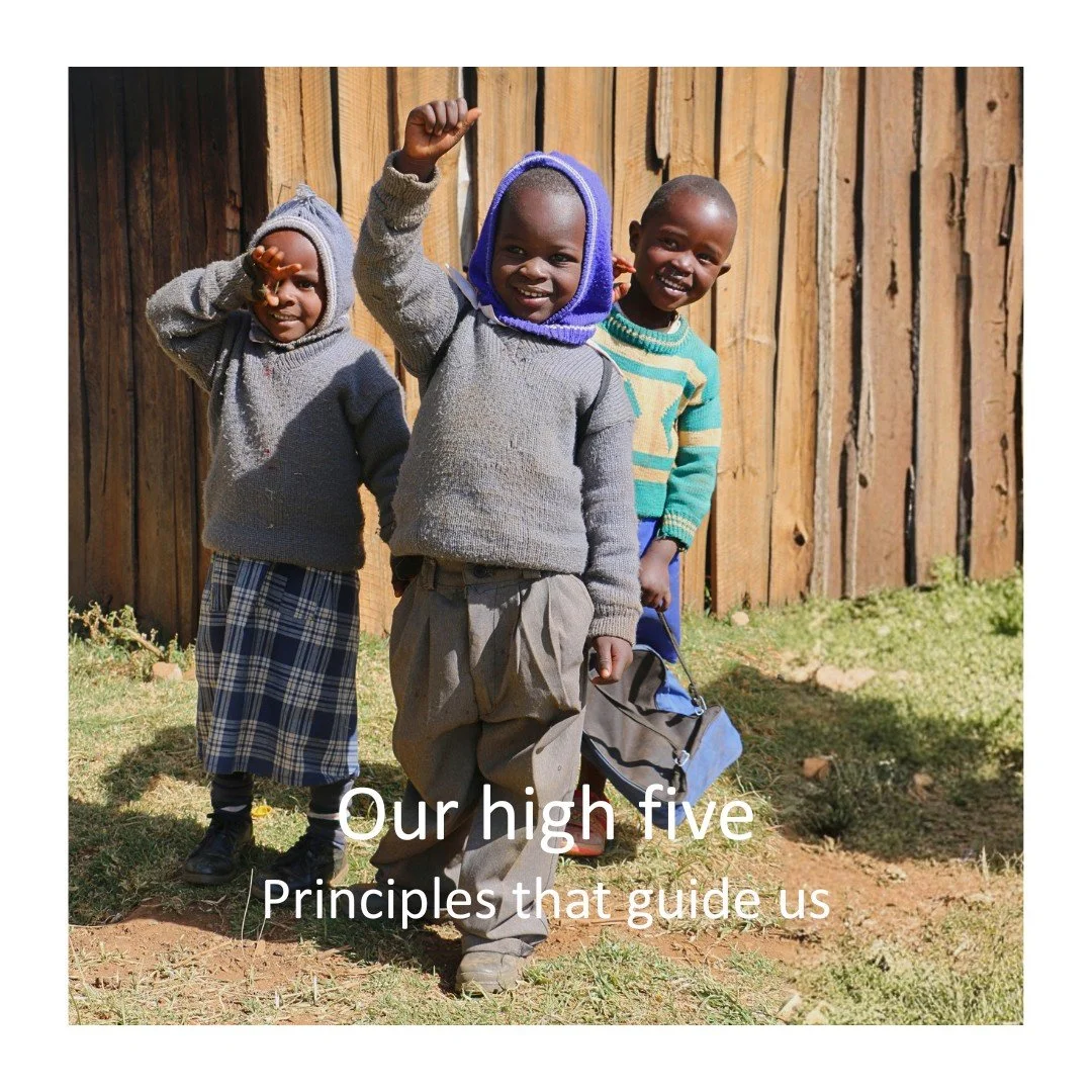 Our high five. The principles that guide us.