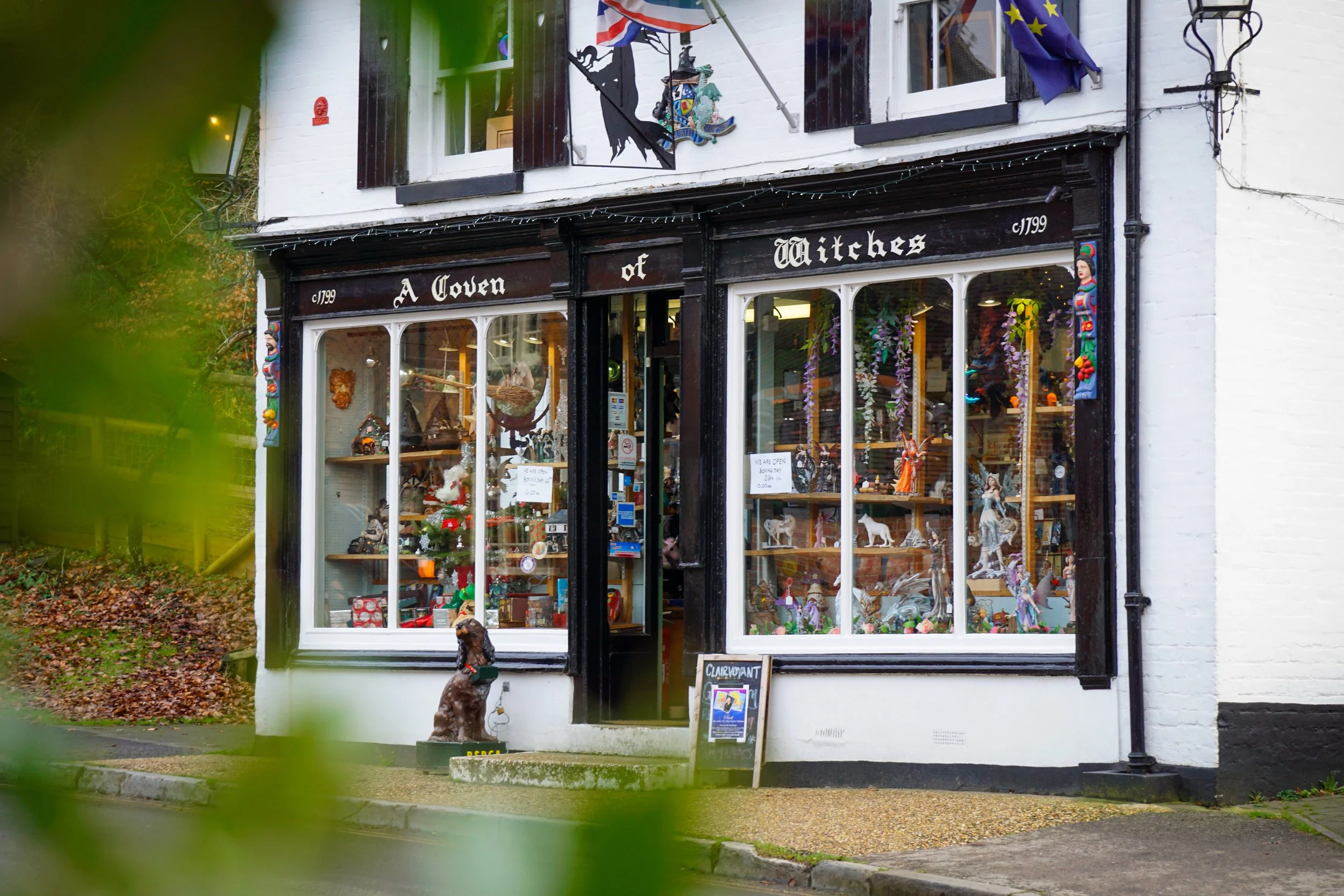 England's witchiest village, once inhabited by self-styled twentieth-century white witch Sybil Leek. Burley, Hampshire.
