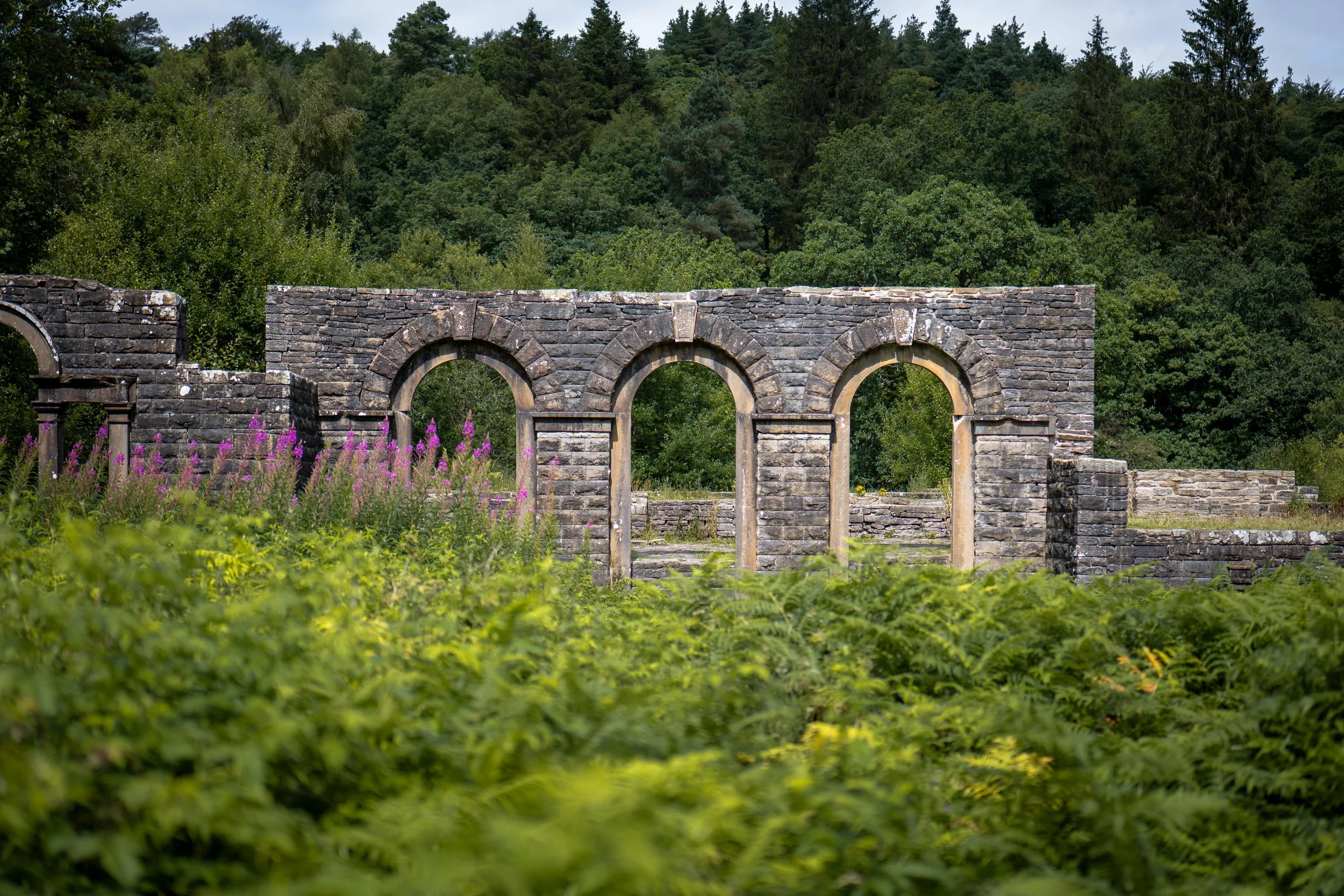 Errwood Hall, Goyt Valley, Staffordshire.
