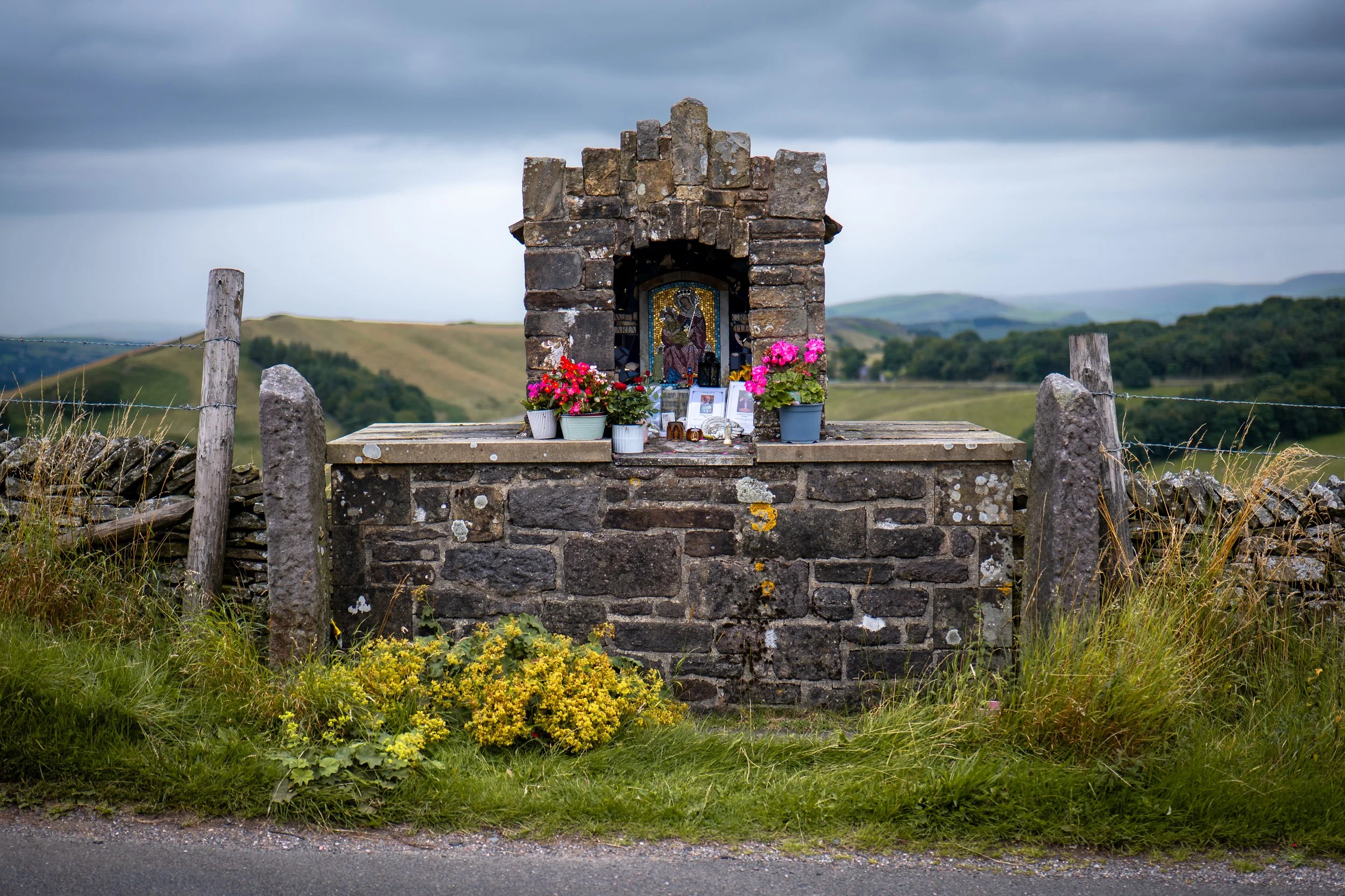 Shrine to the Blessed Virgin Mary, Buxton, Derbyshire.