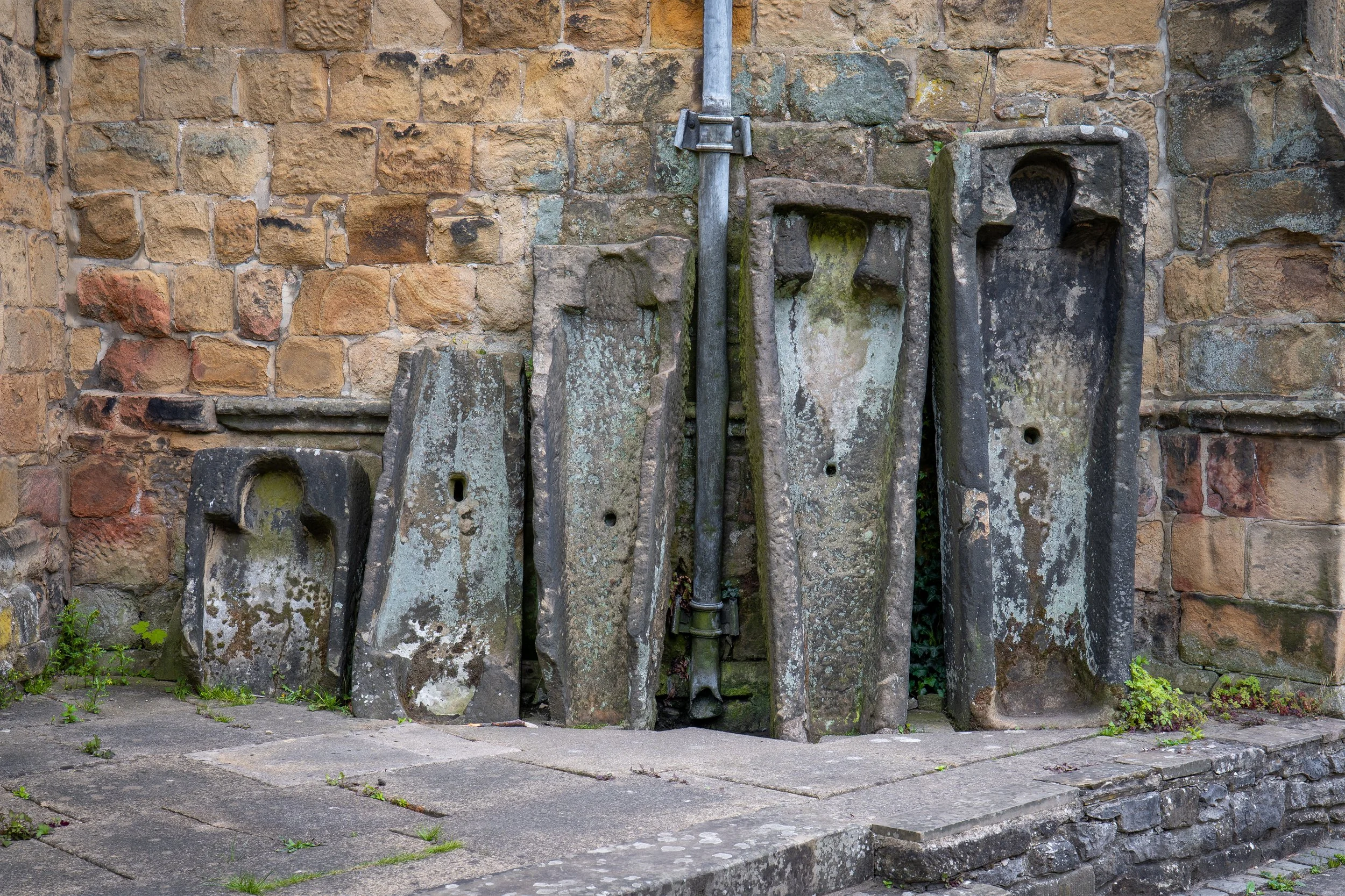 Sarcophagi. All Saints, Bakewell, Derbyshire.