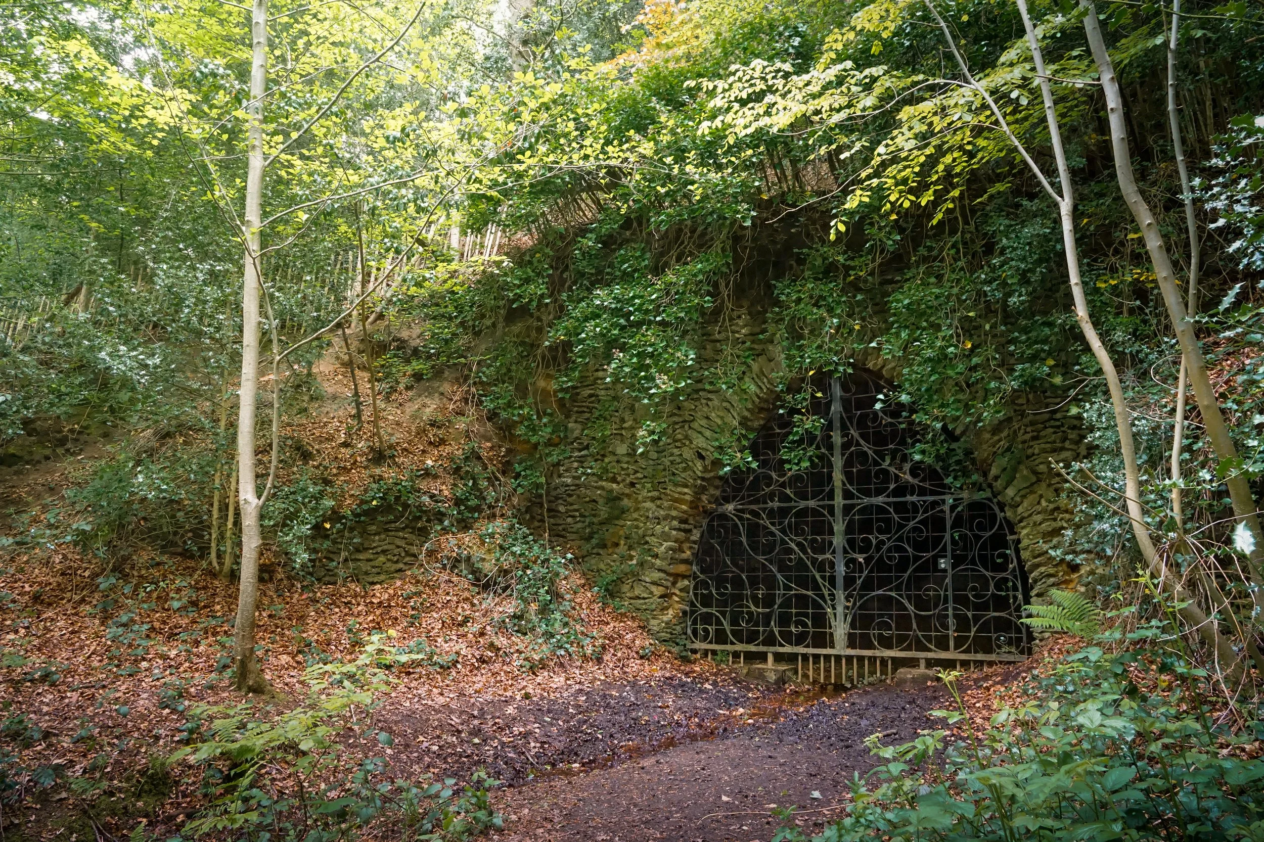 Mother Ludlam's Cave. Wey Valley, Farnham, Surrey.