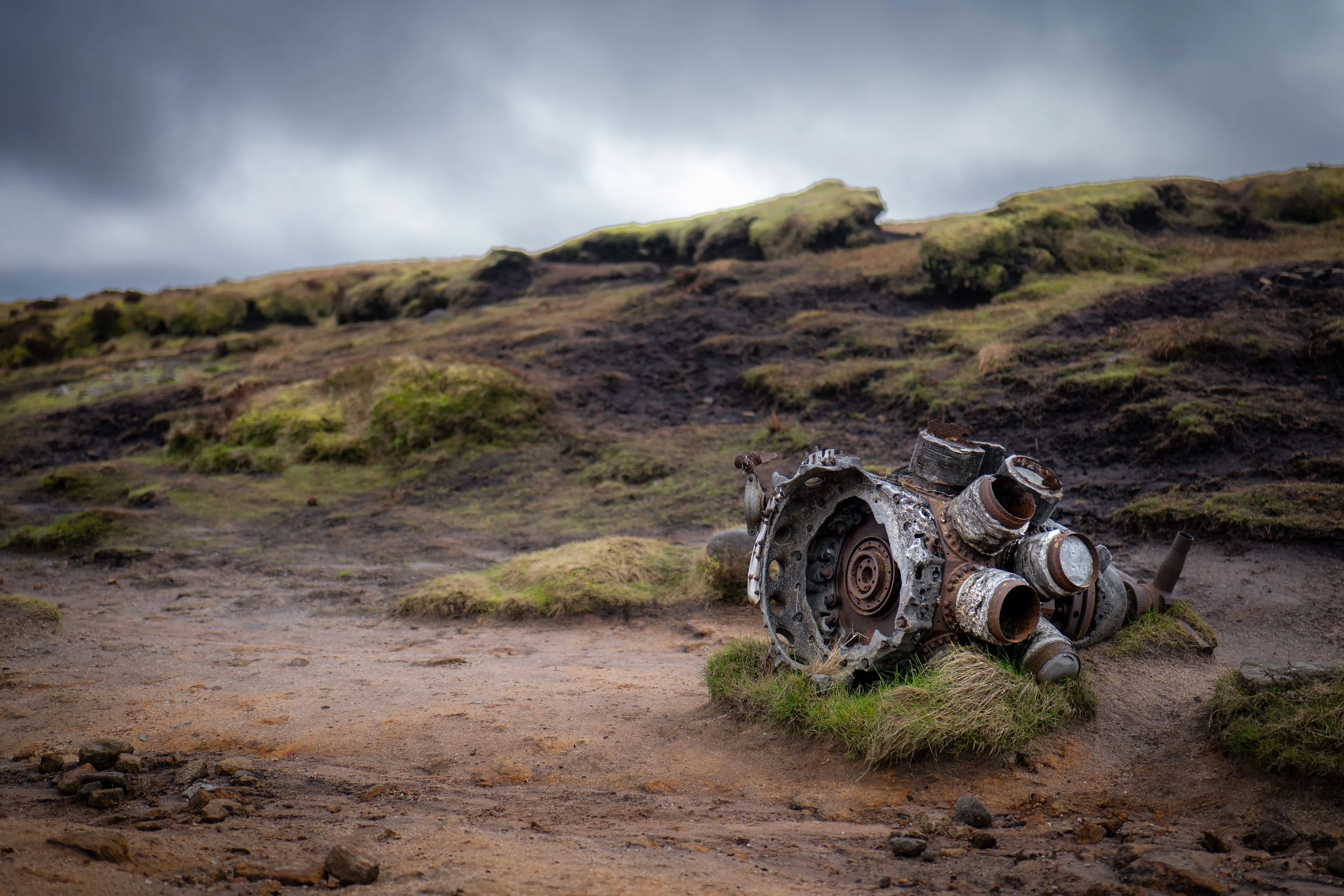 Visiting Two Plane Crash Sites on Bleaklow