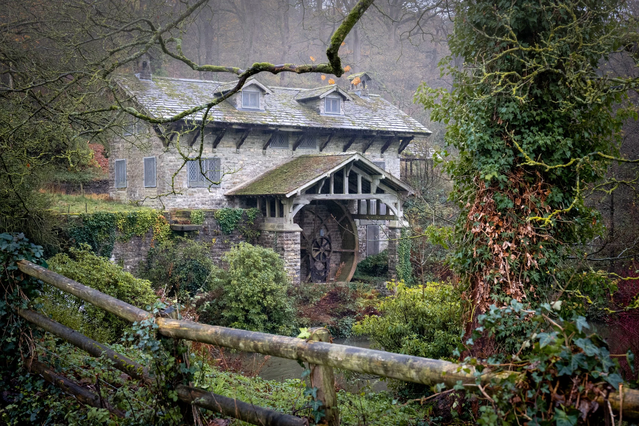 Osmaston Park Sawmill, Osmaston, Derbyshire.