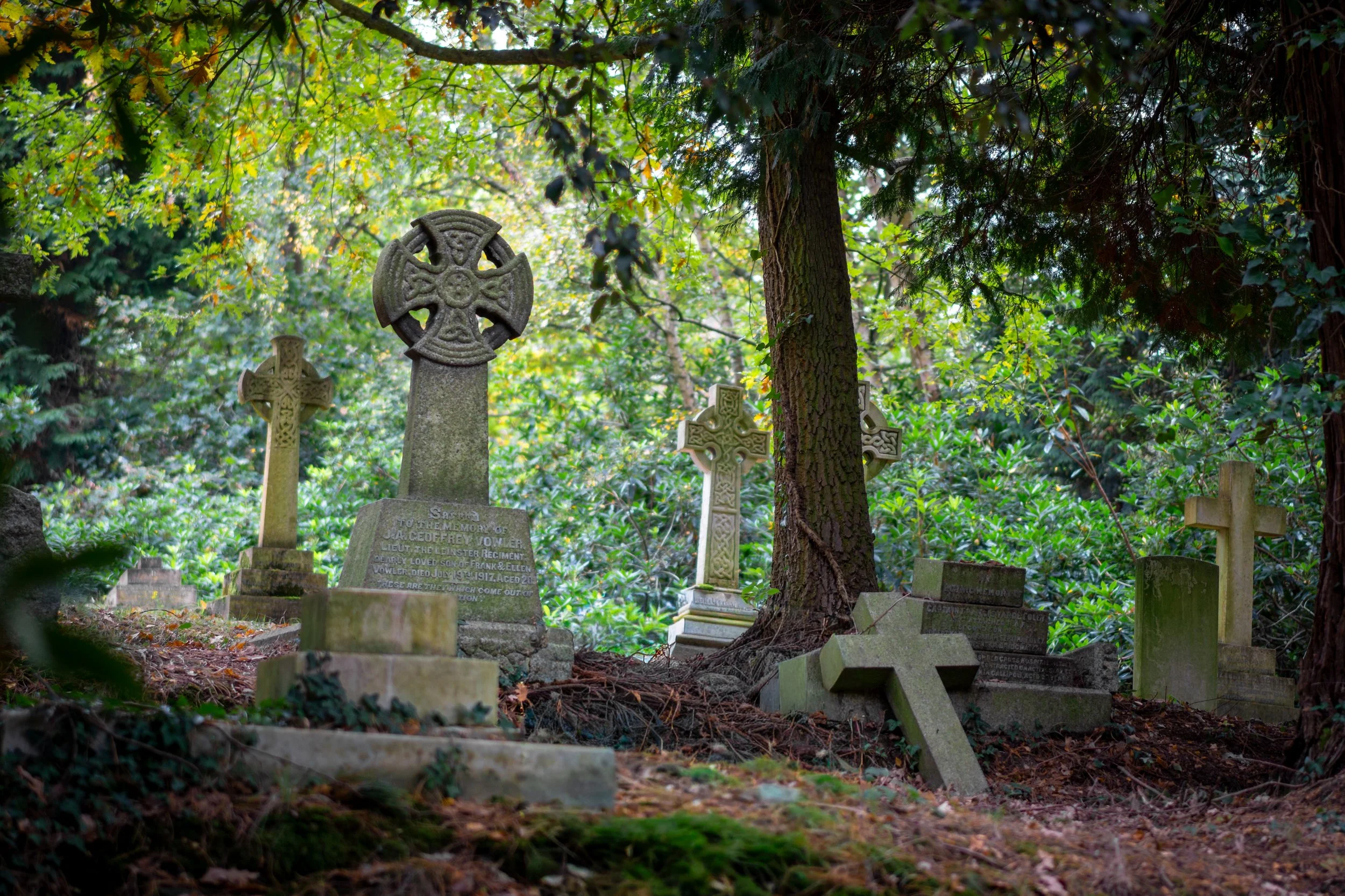 Churches and graveyards