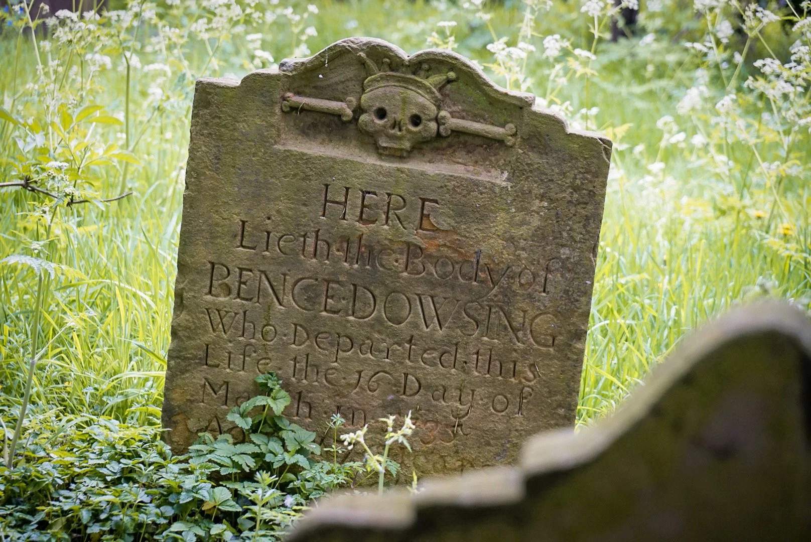 Here lieth the body of Bence Dowsing. St Edmund, Southwold, Suffolk.
