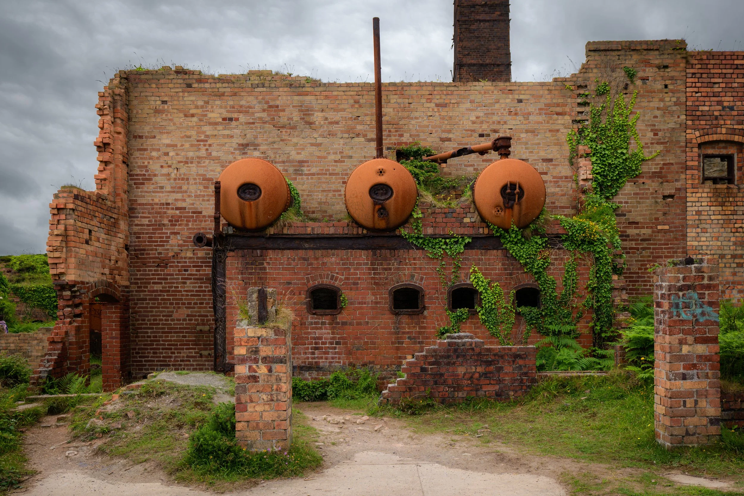 Porth Wen Brickworks, Anglesey, Wales.