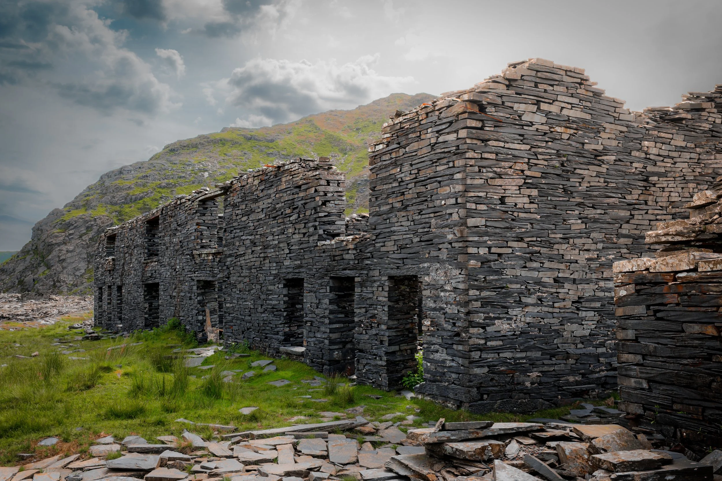 Llechwedd Quarry, Blaenau Ffestiniog, Gwynedd, Wales.