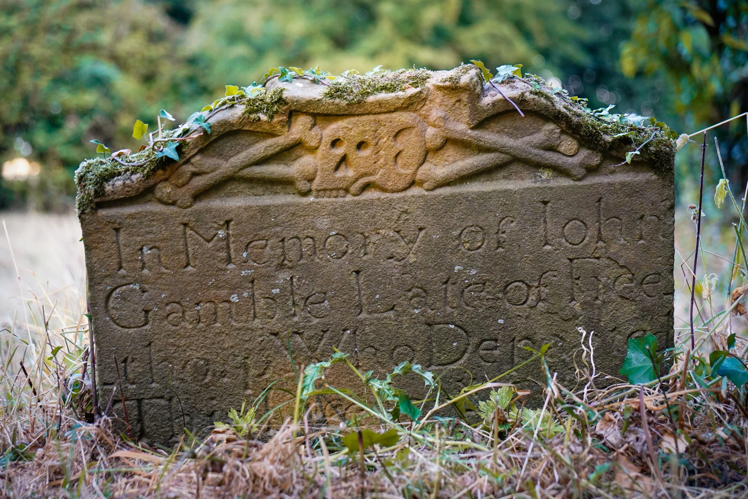 In memory of John Gamble. St Edmund, Southwood, Norfolk.