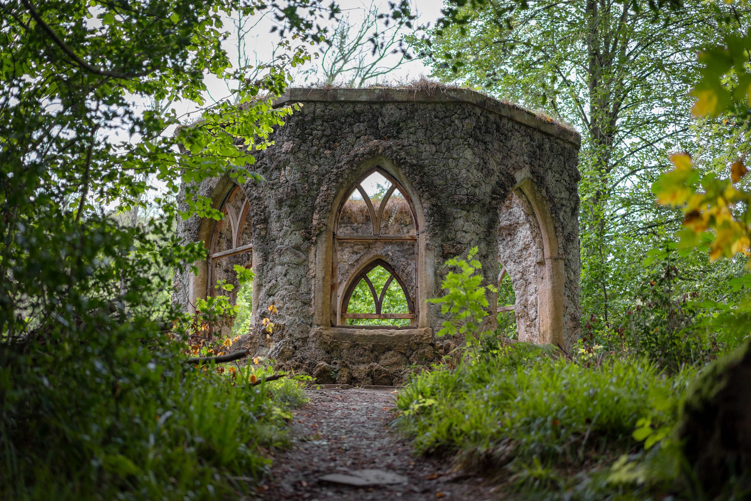 Fisher's Hall, Hackfall Wood, Grewelthorpe, North Yorkshire.