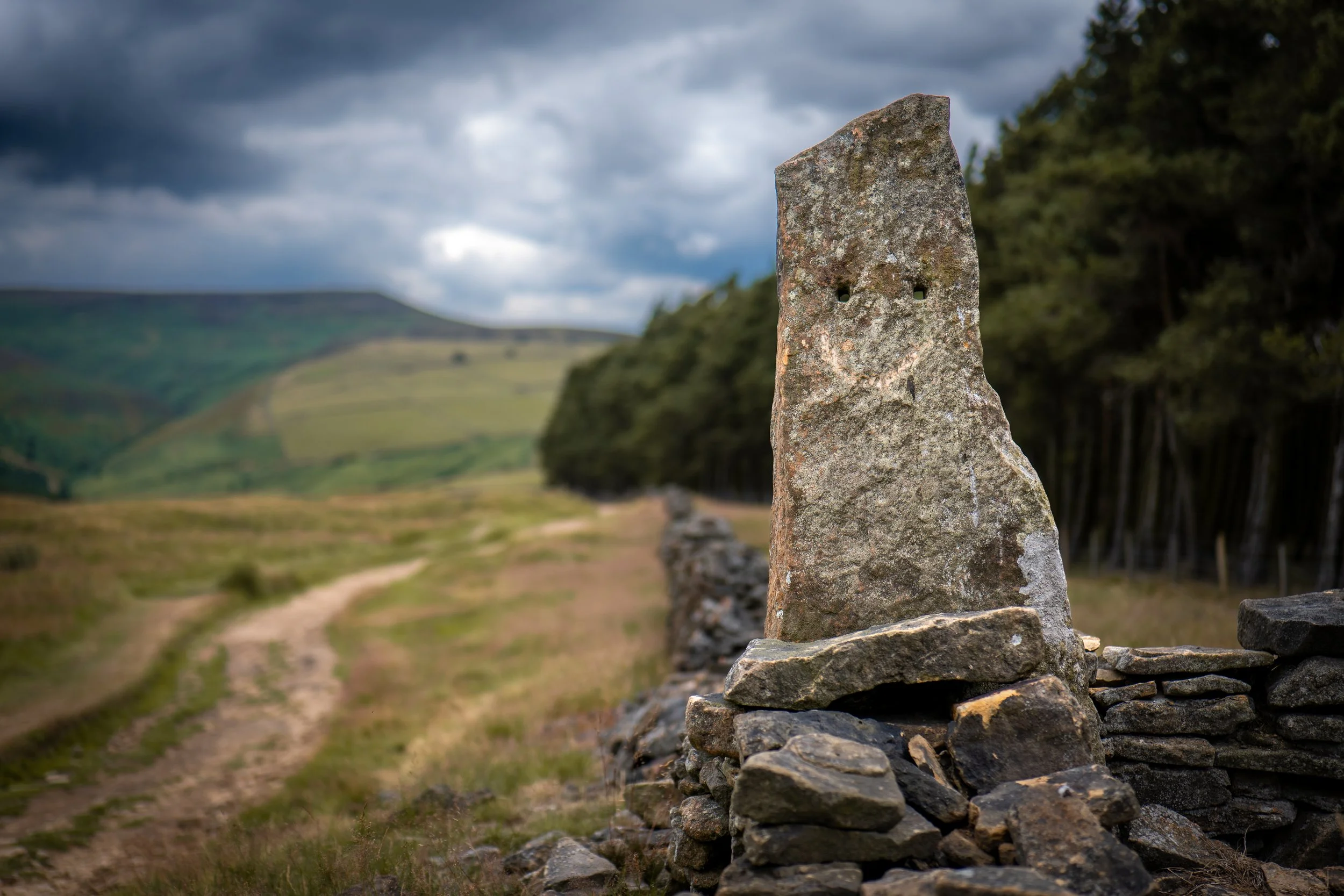 The Roman Road, tramped by the ghosts of ancient legionnaires. Hope, Derbyshire.