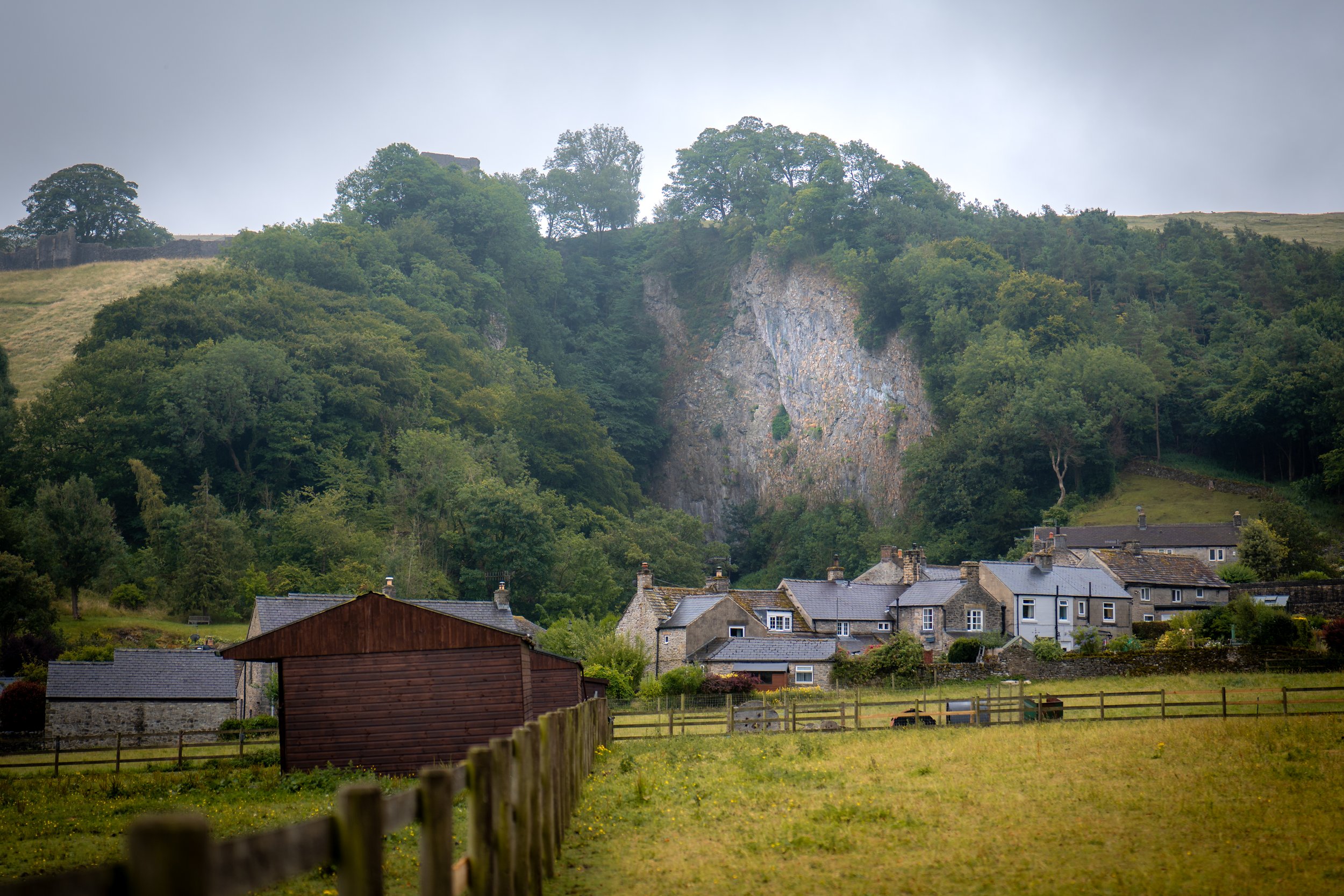 Peak Cavern, rumoured to be home to the Devil (and more commonly known as the Devil's Arse). Castleton, Derbyshire.