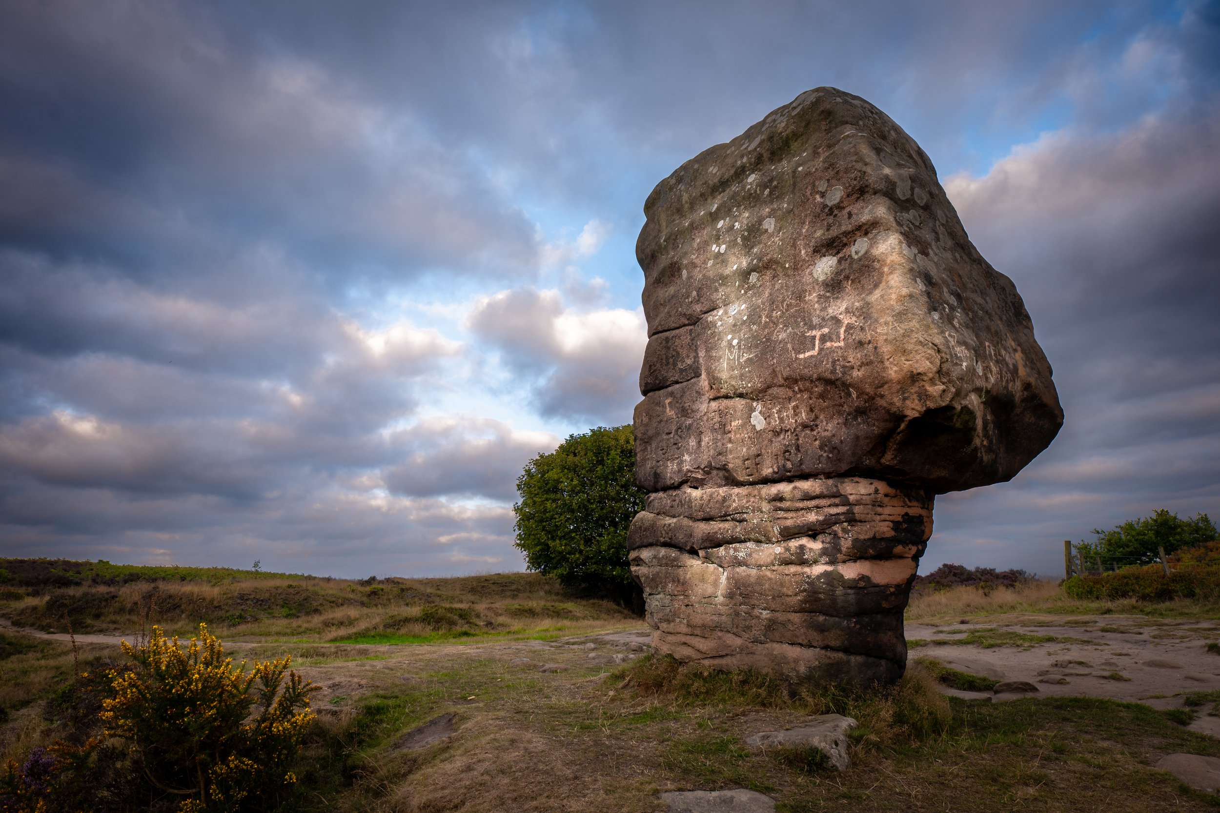 Cork stone. Stanton Moor, Derbyshire.