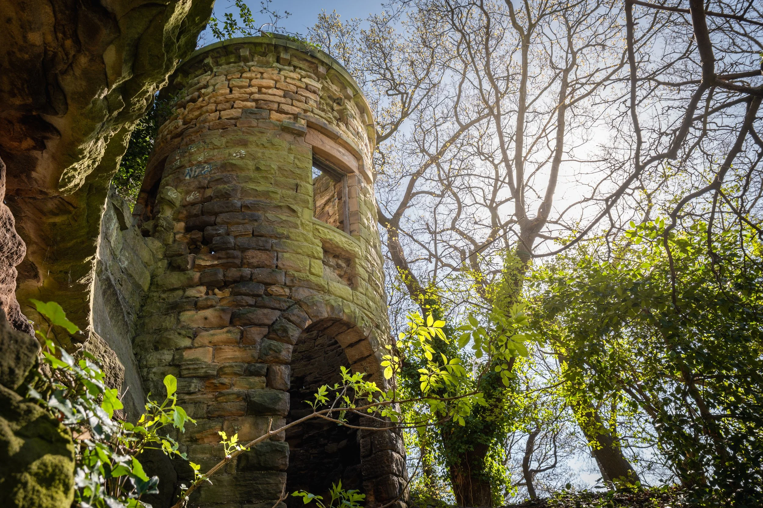 Kingwell Towers, rumoured to be haunted by a lady in blue. Worsbrough, South Yorkshire.