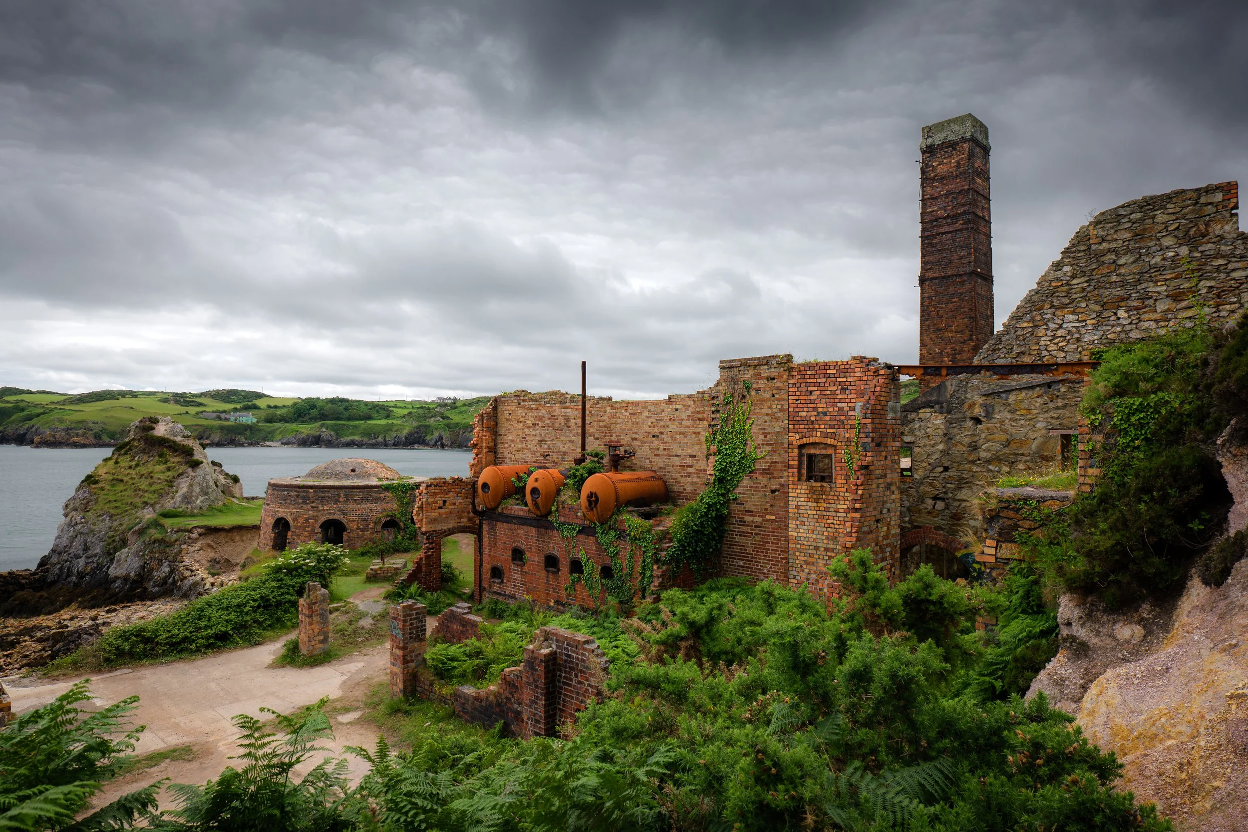 Porth Wen Brickworks, Anglesey, Wales.