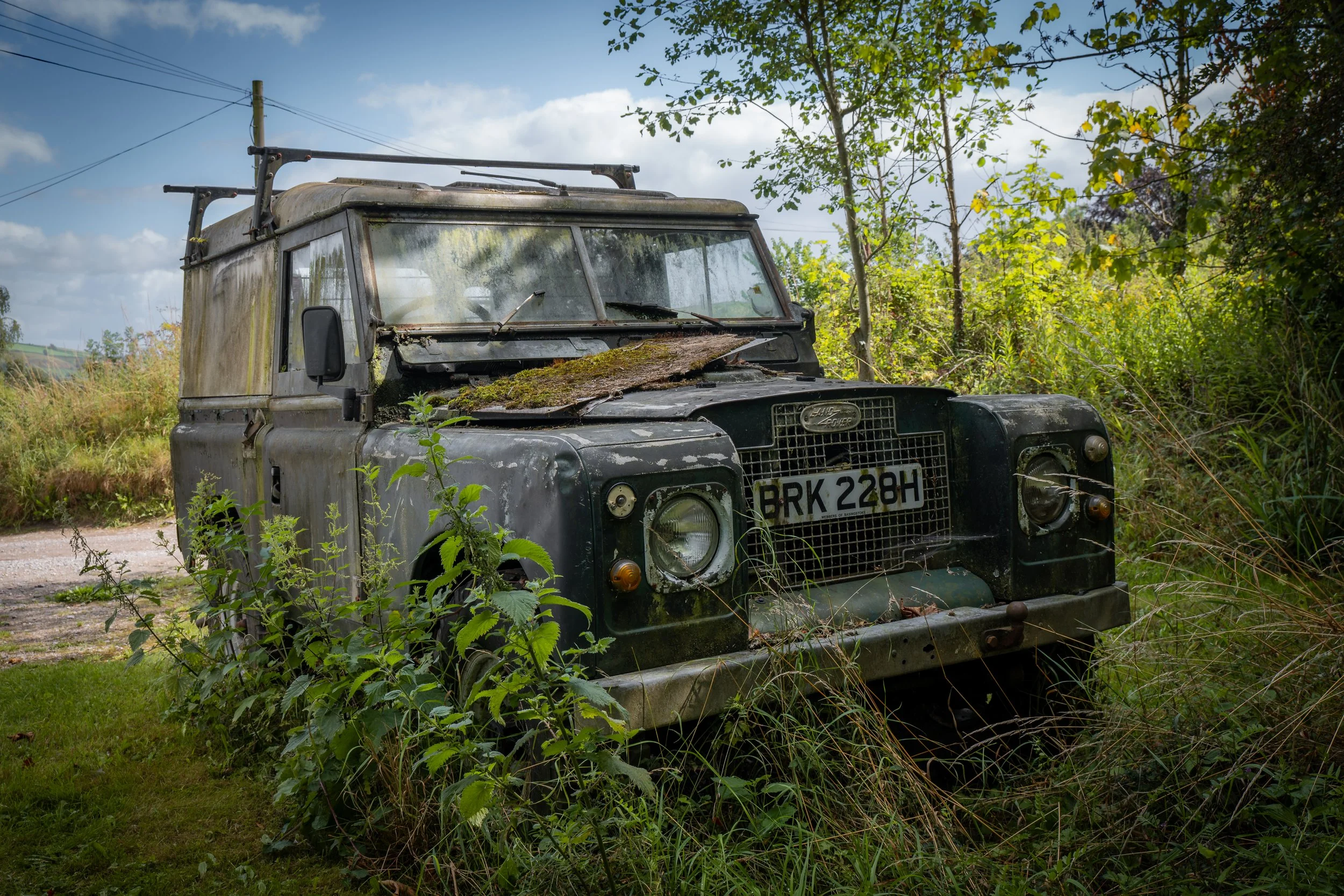 Plague vilage ruin (vehicular edition). Eyam, Derbyshire.
