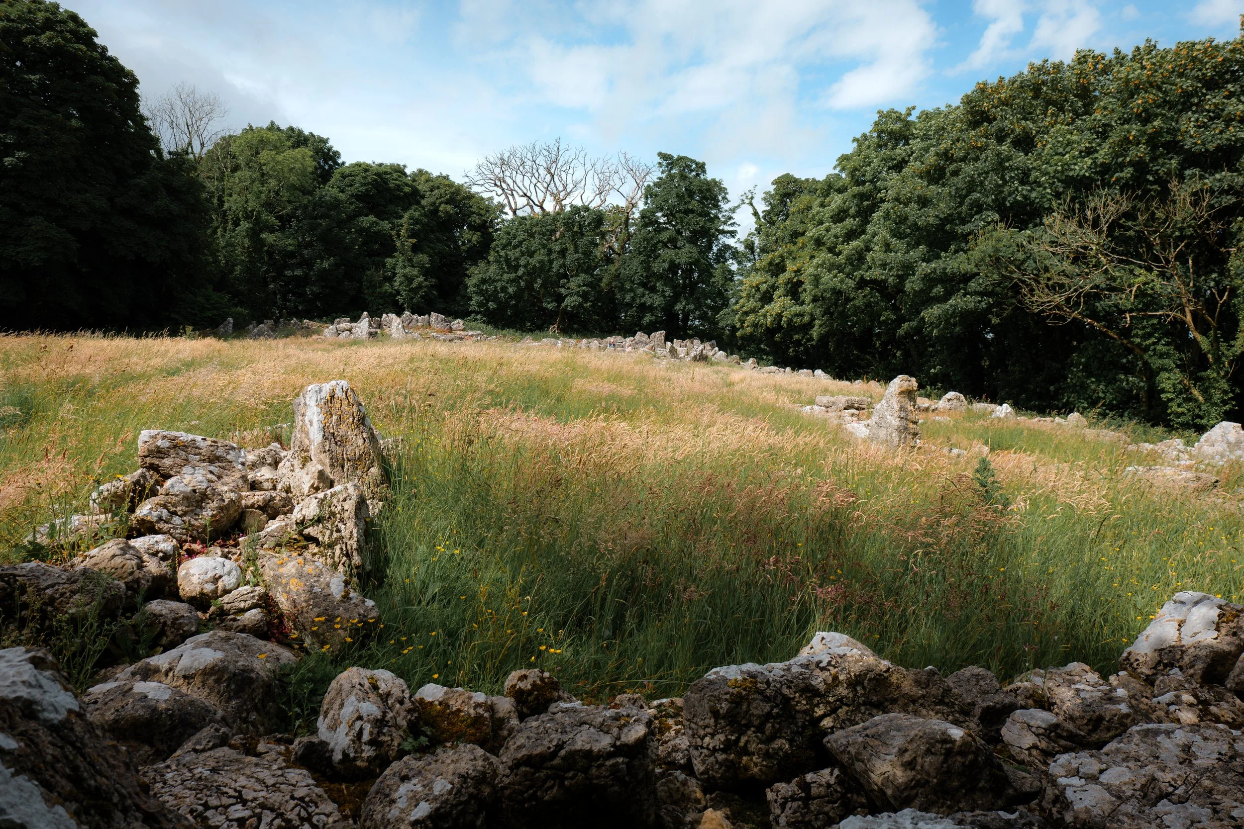Din Llugwy, an abandoned Roman village. Moelfre, Anglesey, Wales.