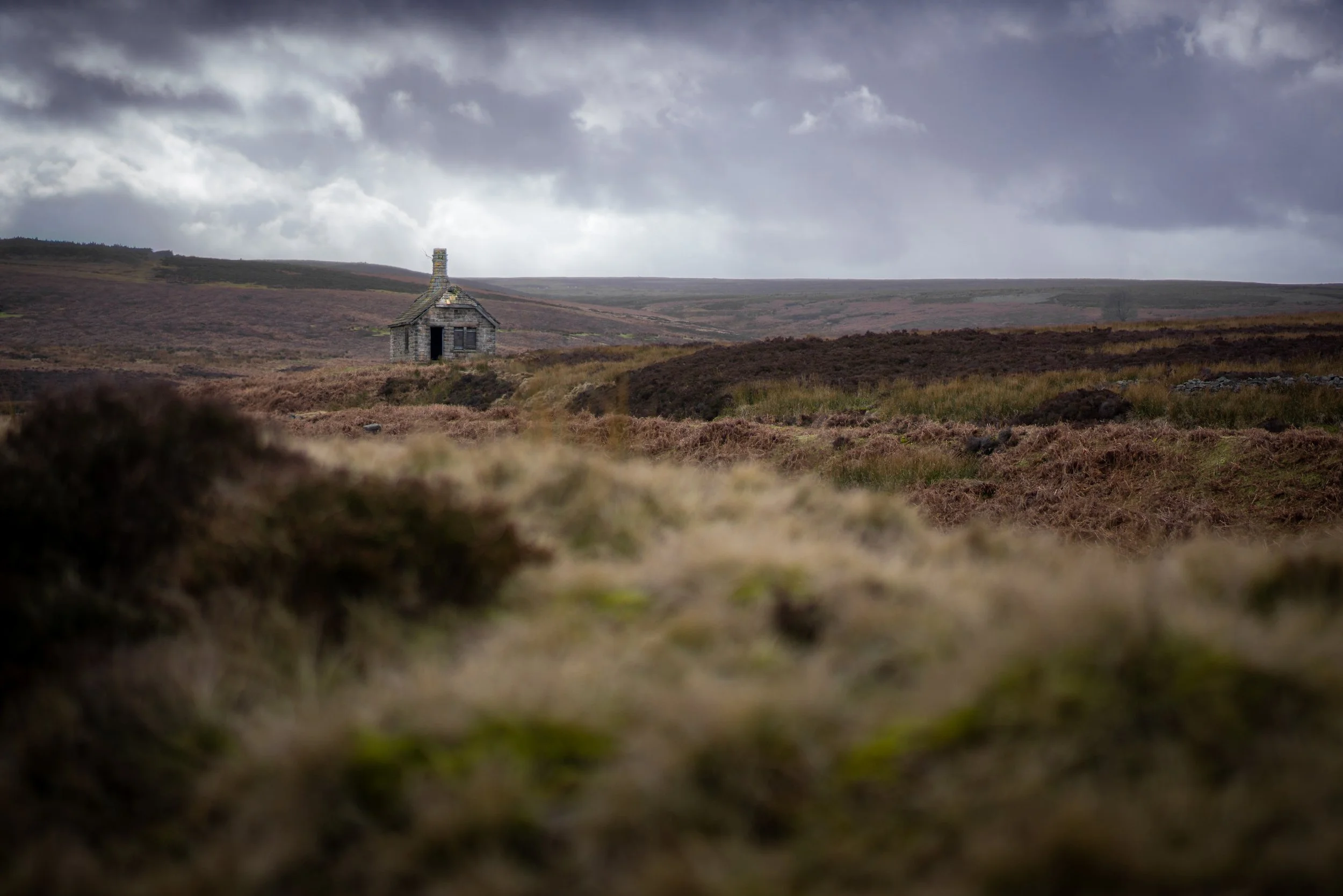Oaking Clough Water-Board House, Hallam Moors, South Yorkshire.