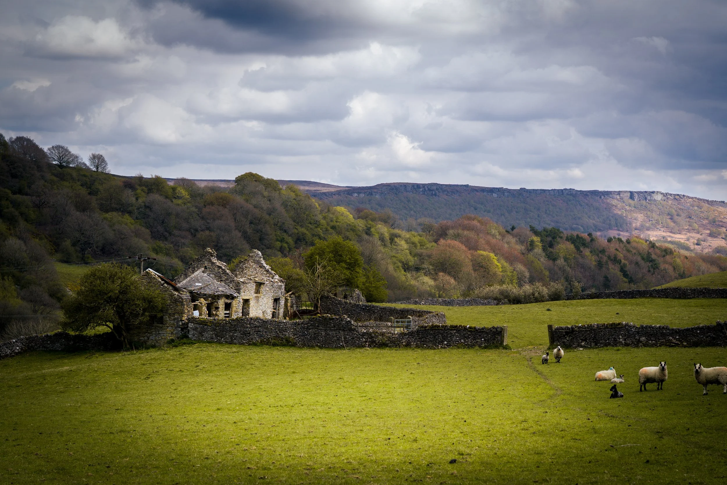 The bucolic bubonic: Eyam in Derbyshire, where villagers went into self-imposed quarantine after the plague was discovered there in 1665.