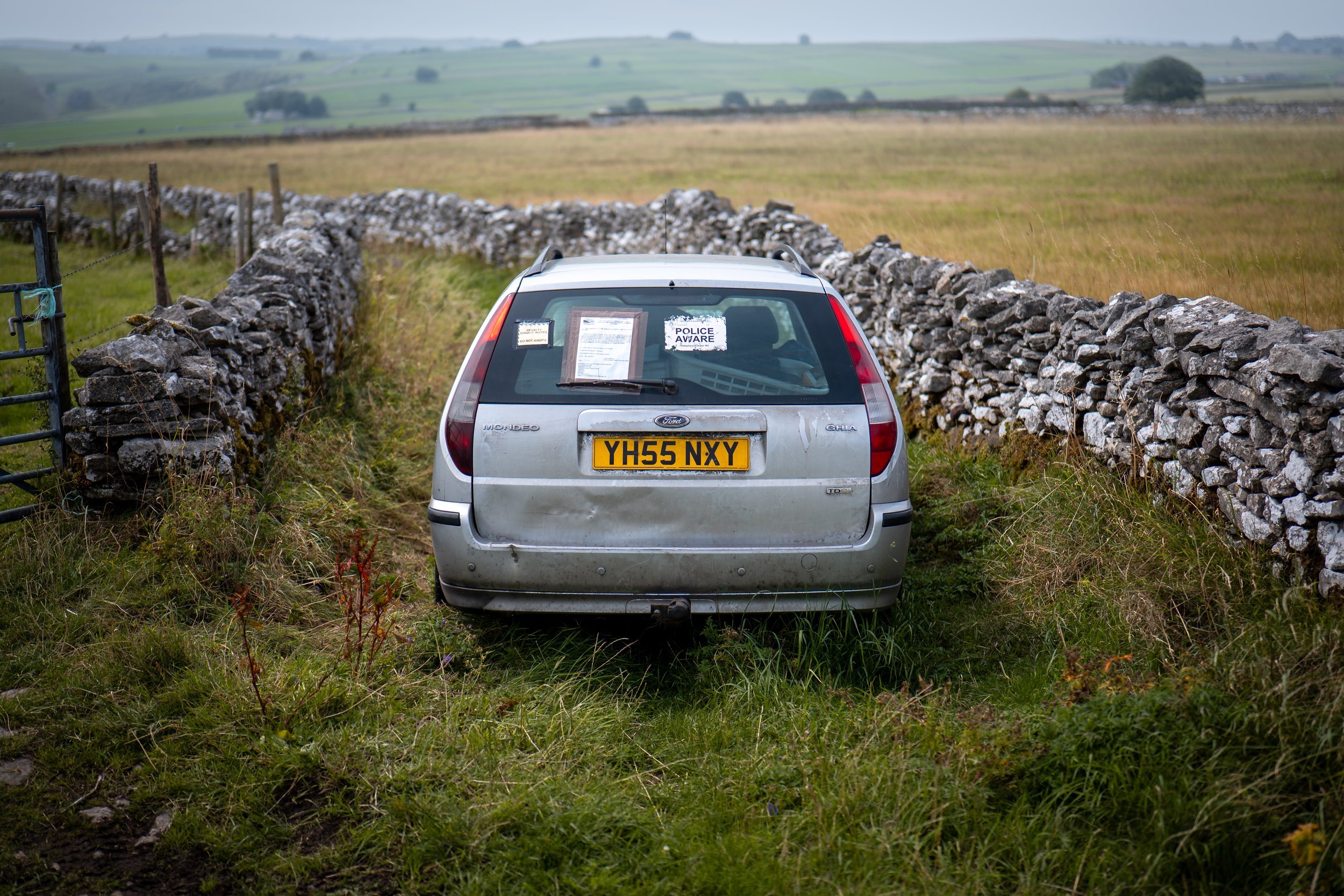 Police aware. Foolow, Derbyshire.