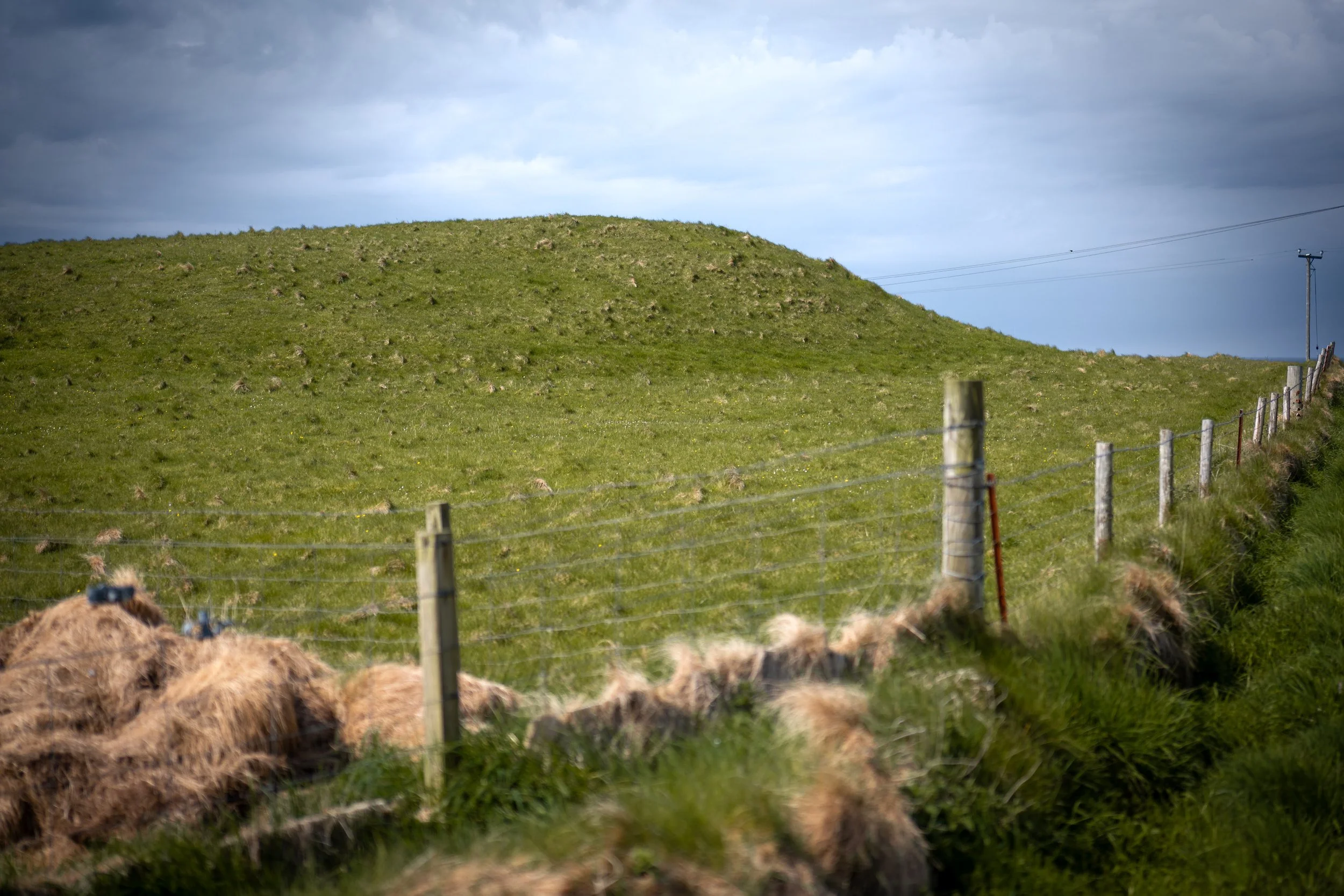 Sìthean Mòr (or 'the large fairy hill') on the Isle of Iona; the otherwise innocuous knoll has long been associated with death and misfortune.