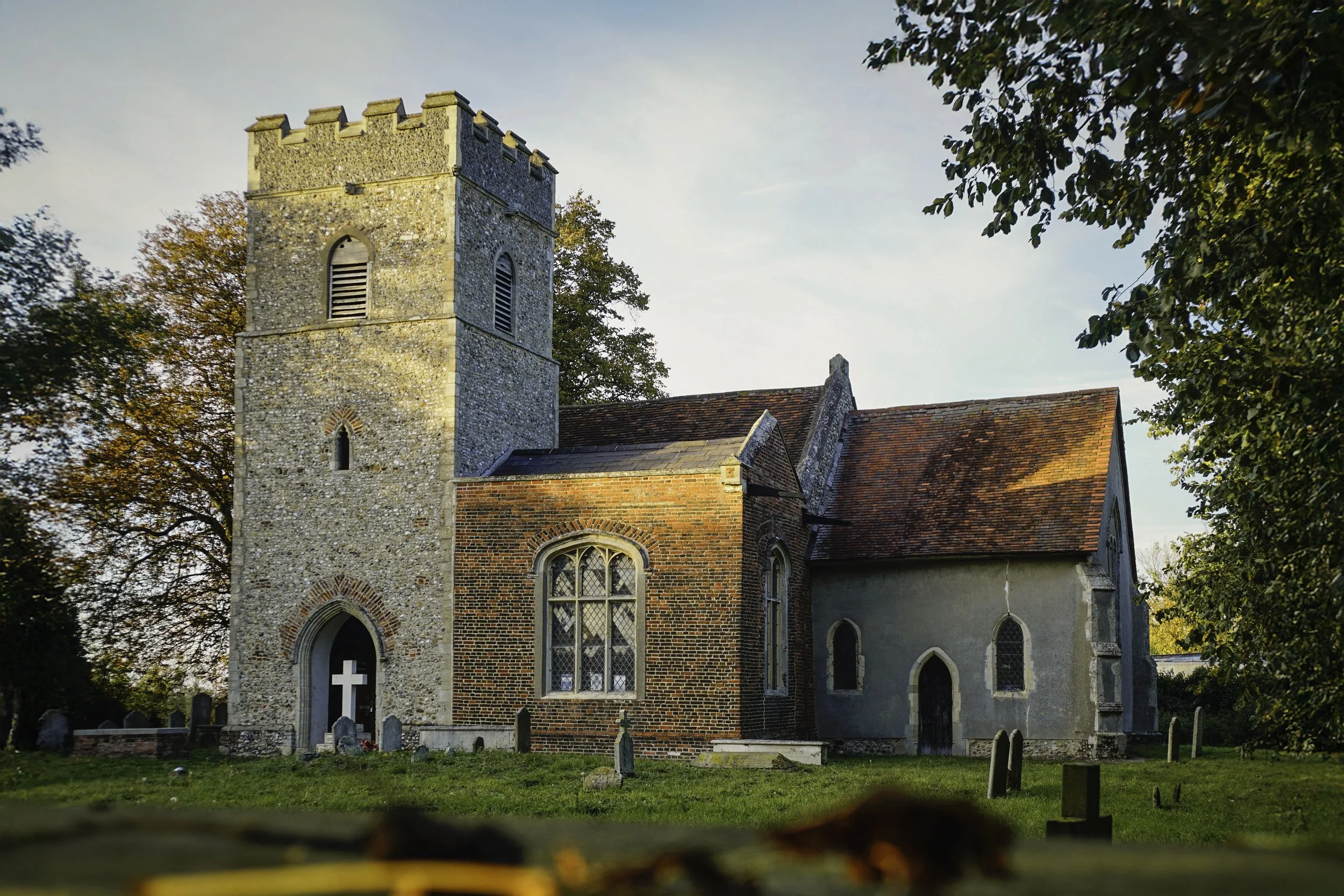 An isolated church with longstanding associations with the devil. St Mary, Akenham, Suffolk.