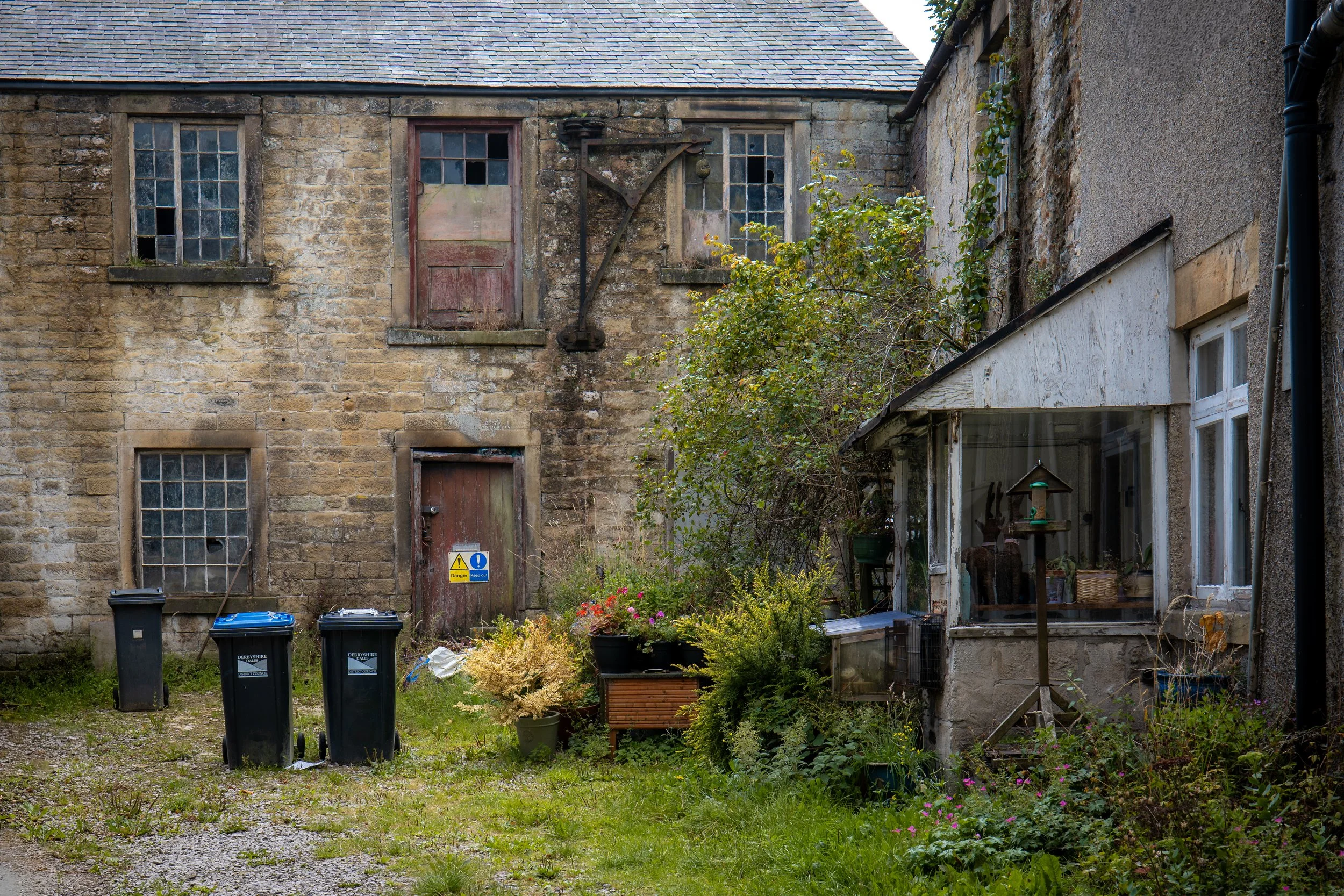 Plague village ruin. Eyam, Derbyshire.