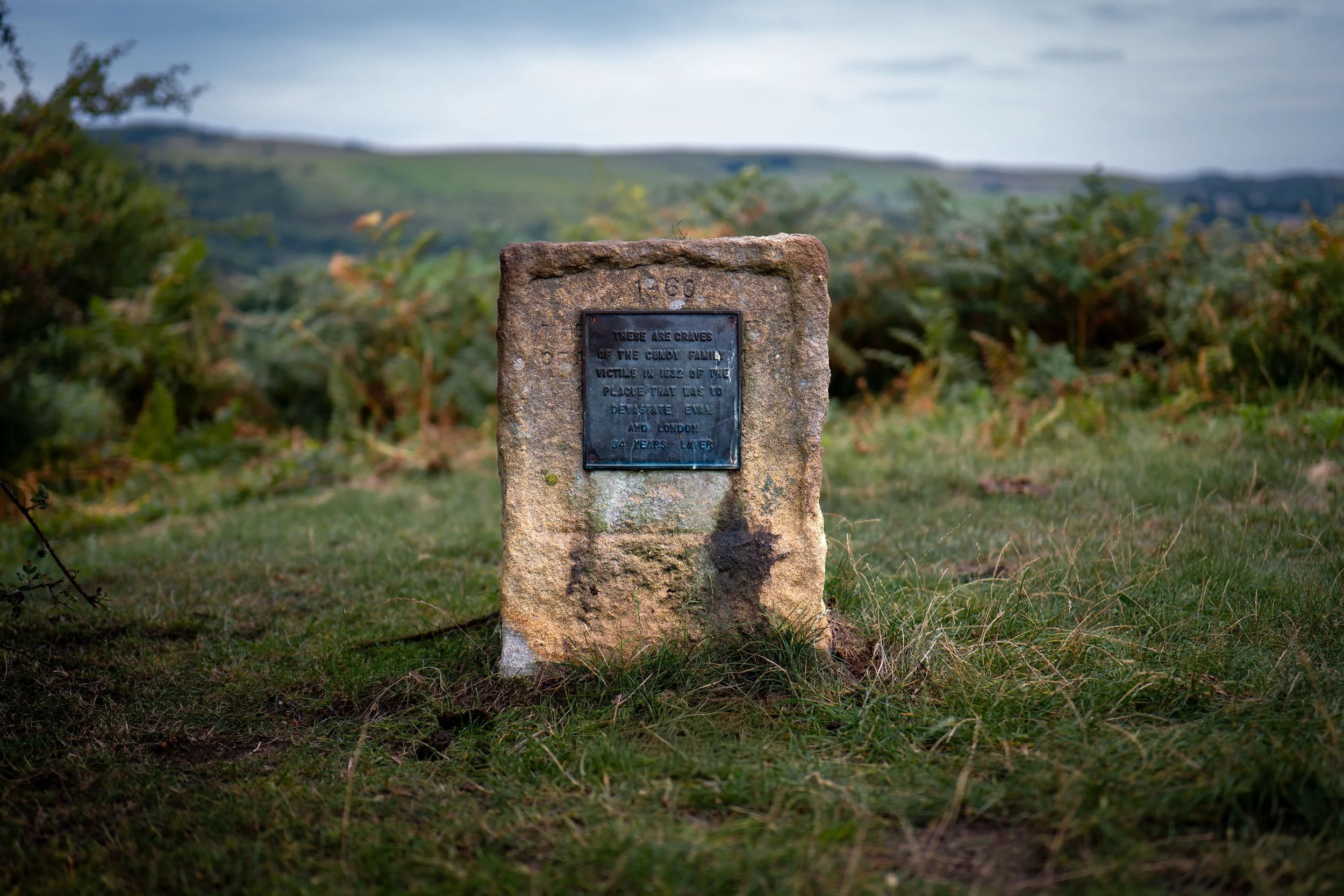Cundy plague graves. Curbar, Derbyshire.