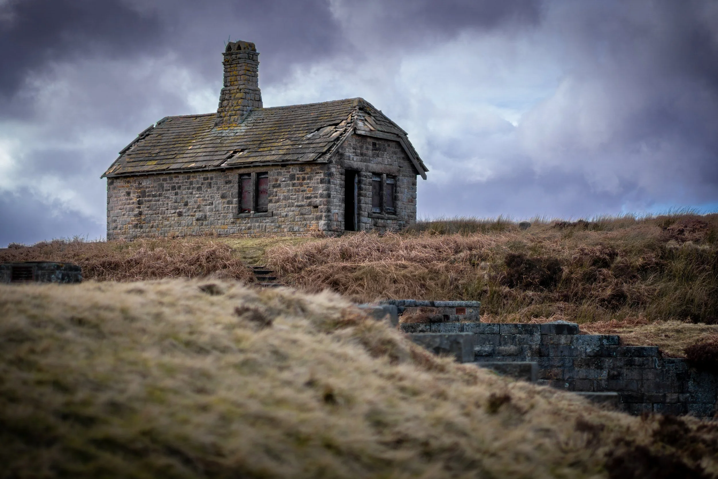 Oaking Clough Water-Board House, Hallam Moors, South Yorkshire.