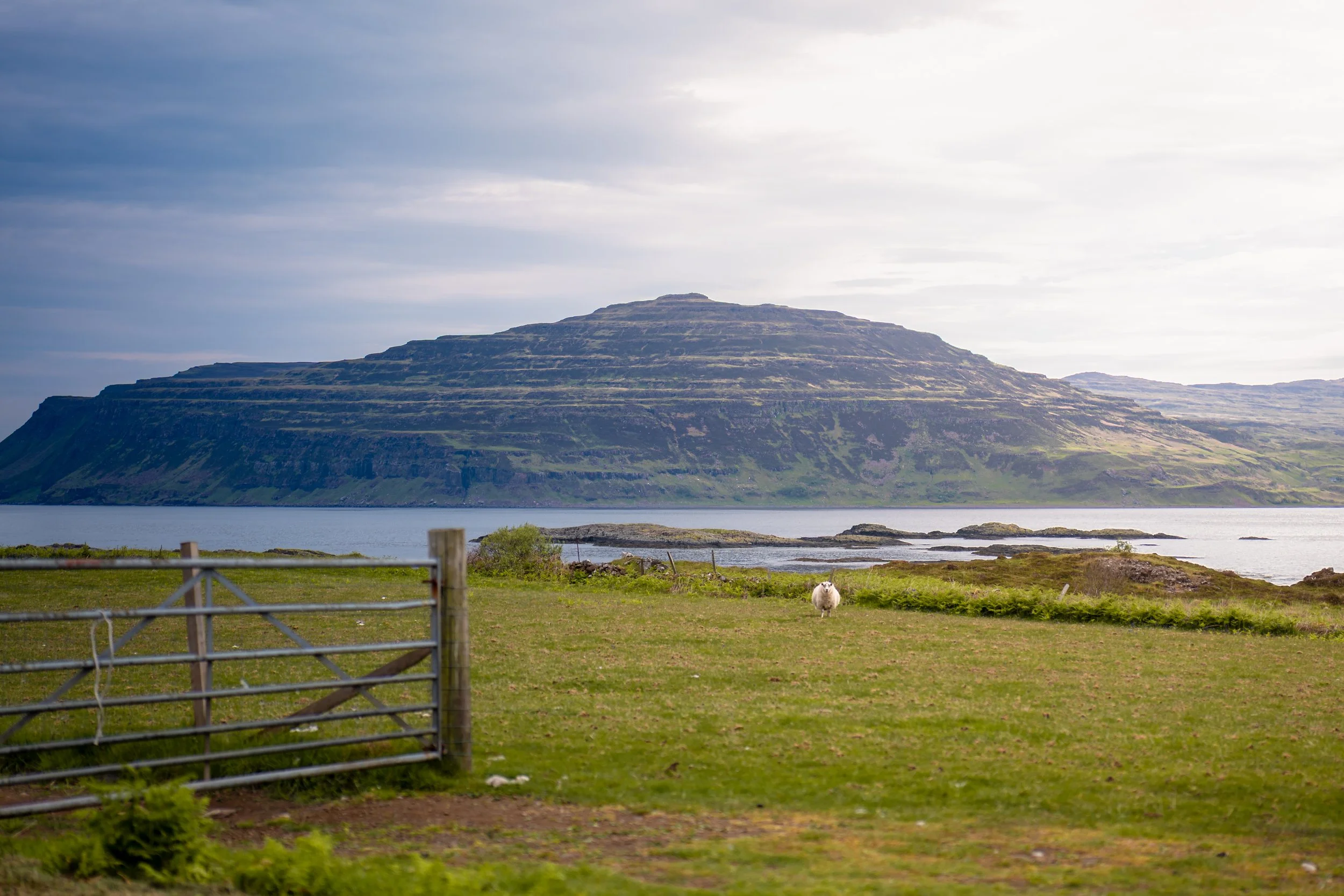 The volcanic headland of Burg on the Isle of Mull, home to 'capricious, cantankerous, and sometimes downright spiteful' fairies.