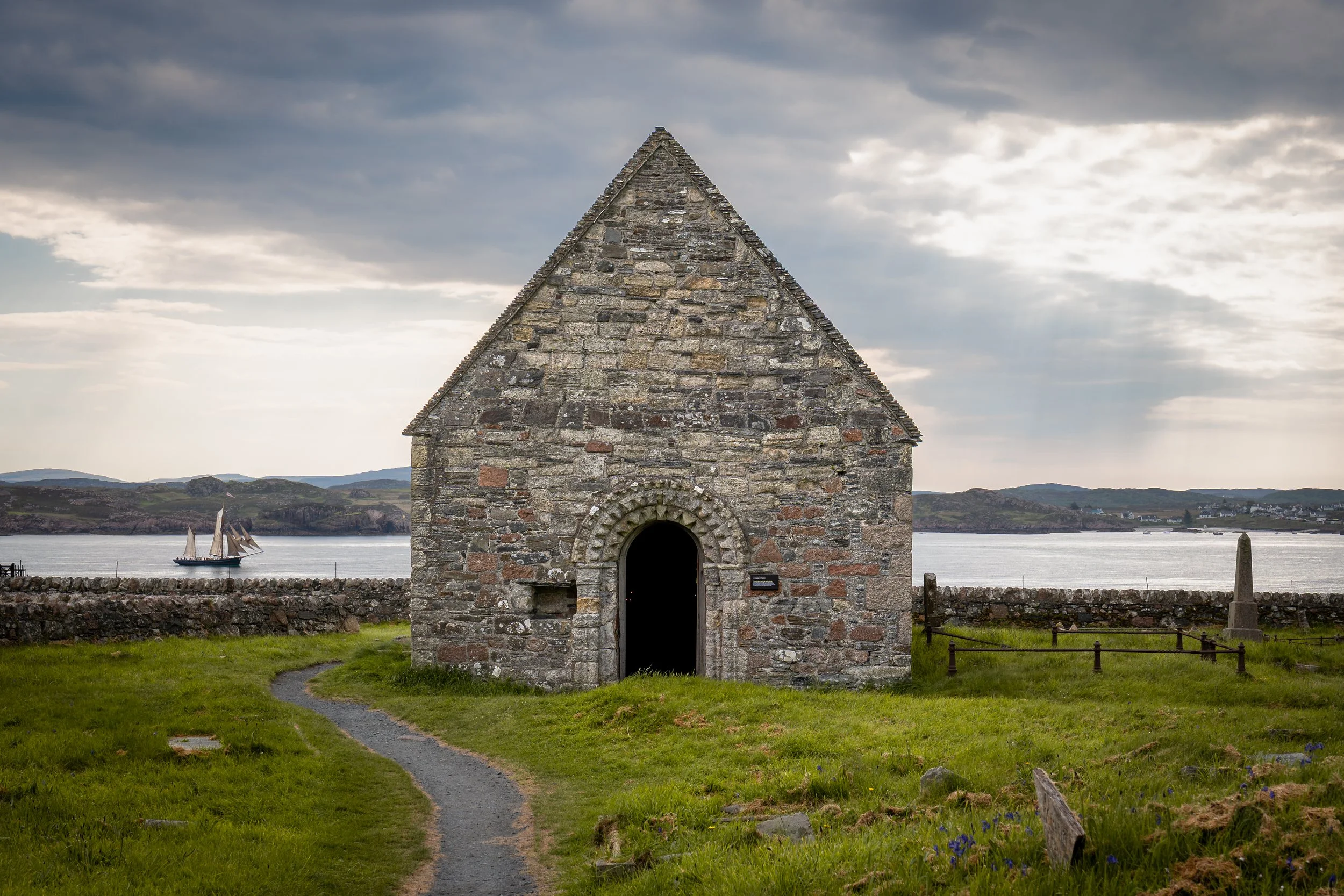 Reilig Òdhrain, Isle of Iona.