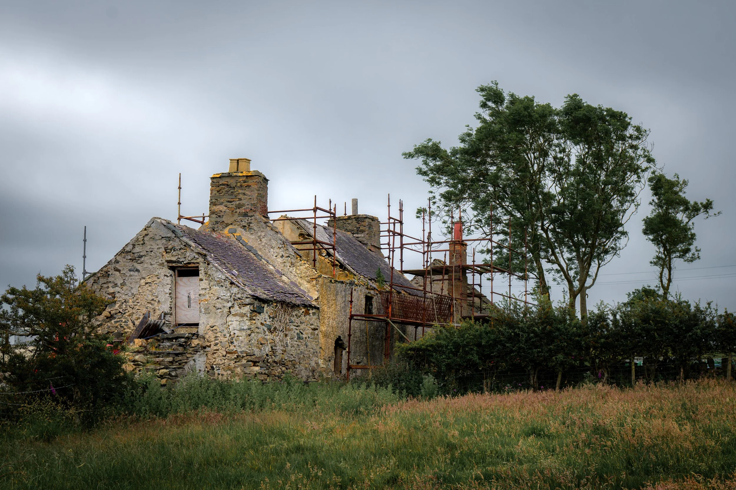 Tŷ Mawr, Mynydd Mechell, Anglesey, Wales.